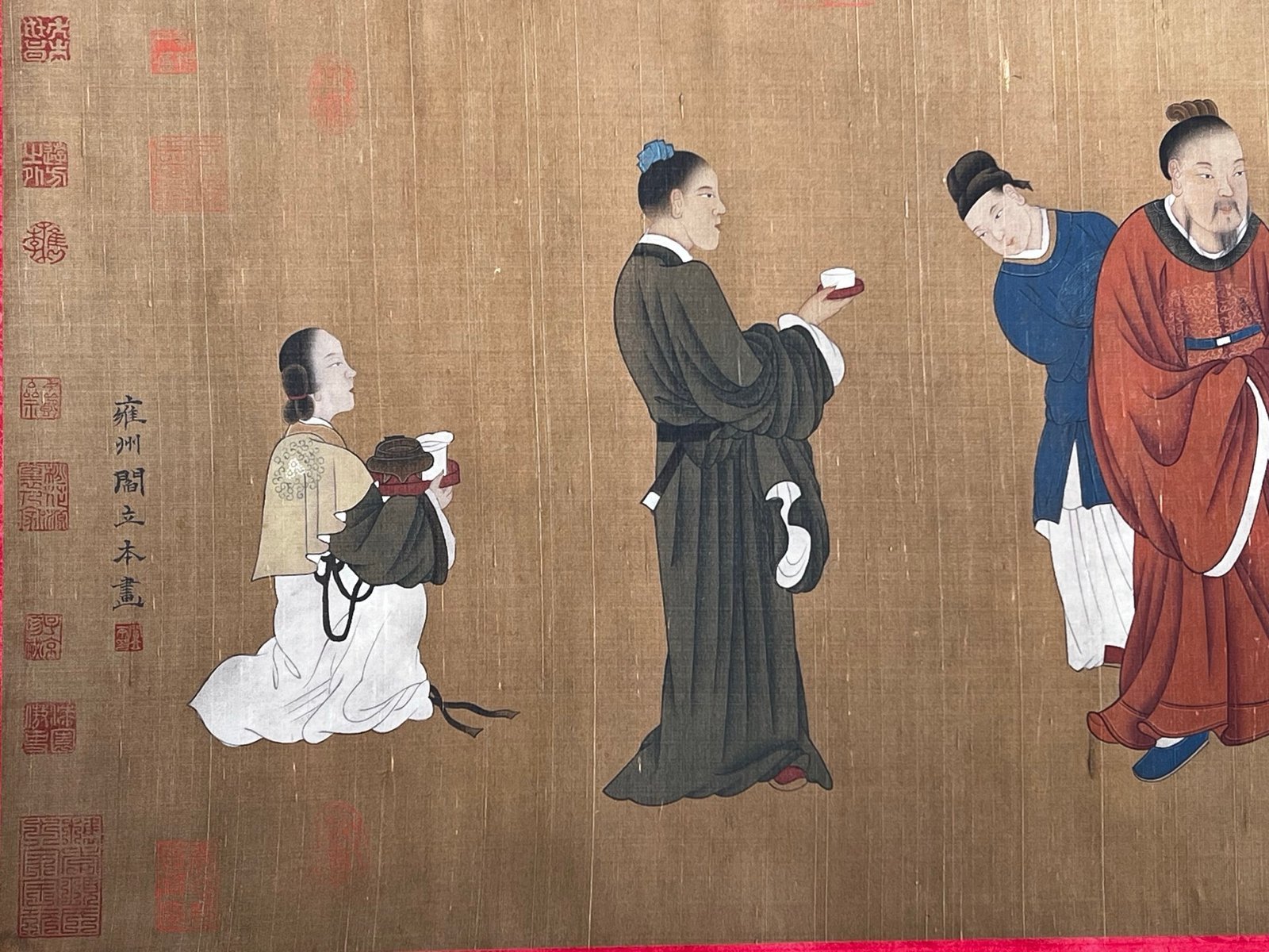 Chinese scroll painting Yan Liben