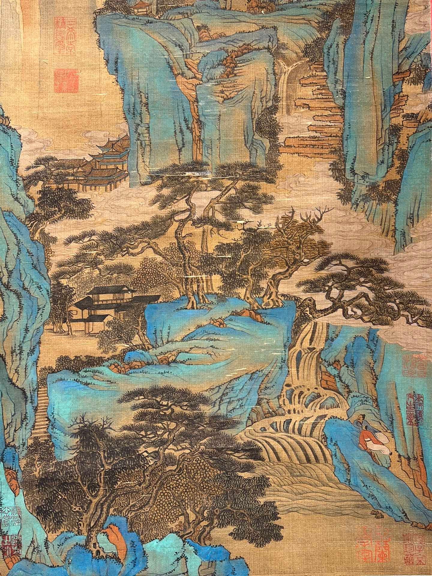Chinese scroll painting Liu Songnian