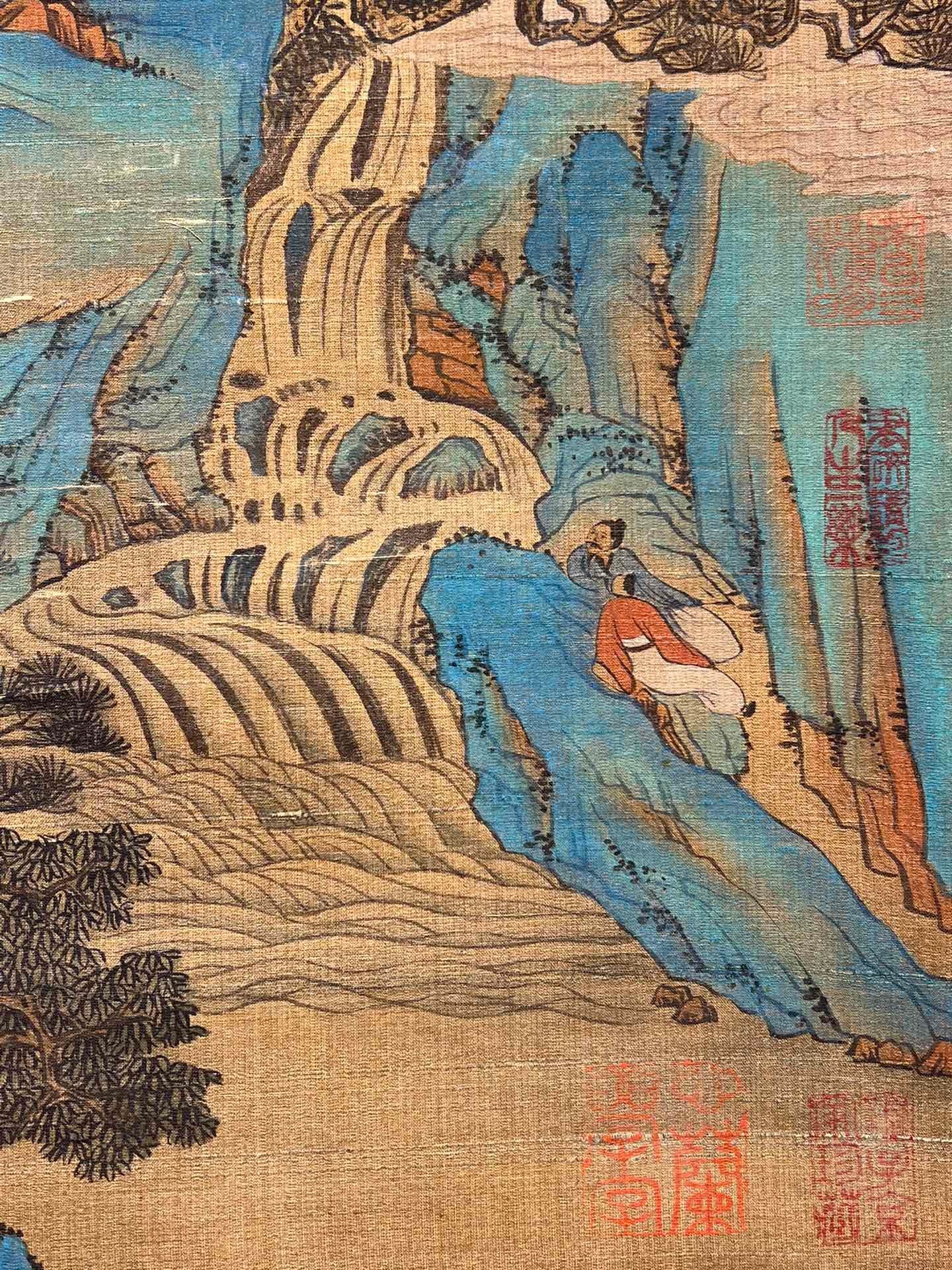Chinese scroll painting Liu Songnian