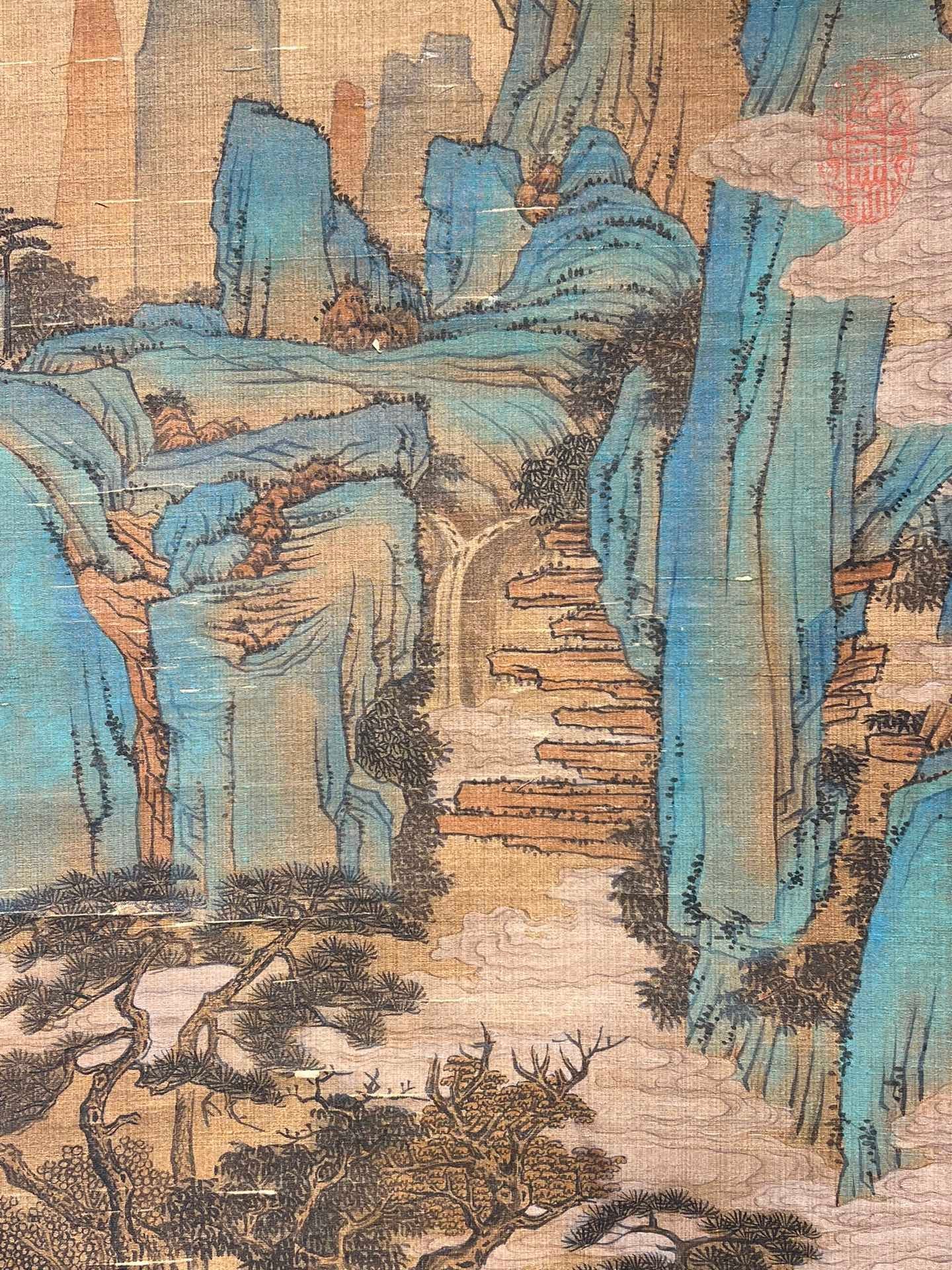 Chinese scroll painting Liu Songnian