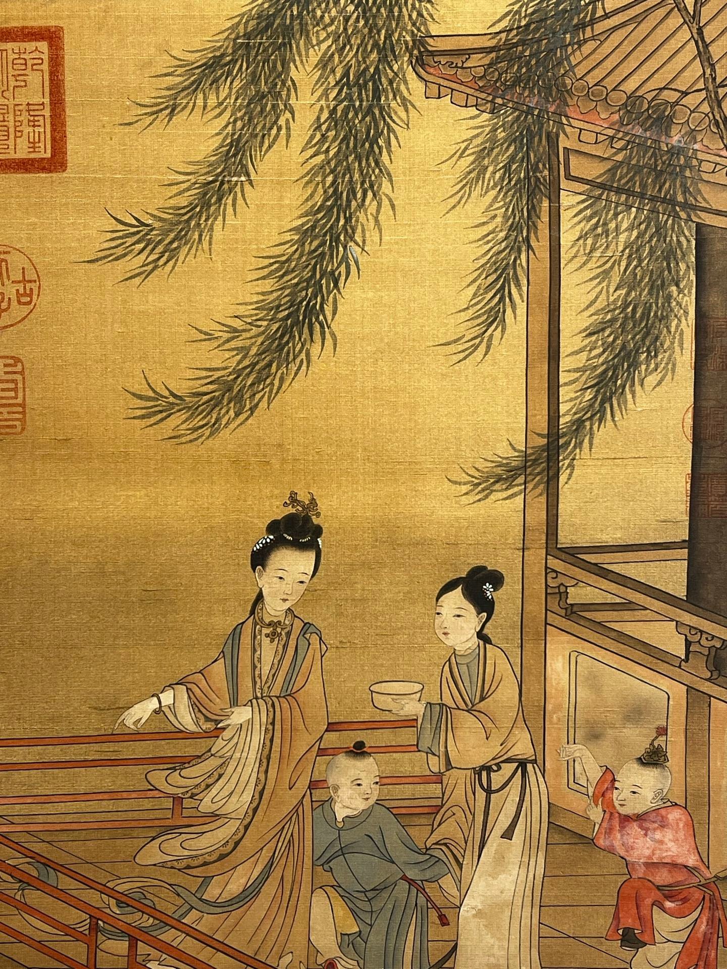 Chinese scroll painting Wang Zhenpeng