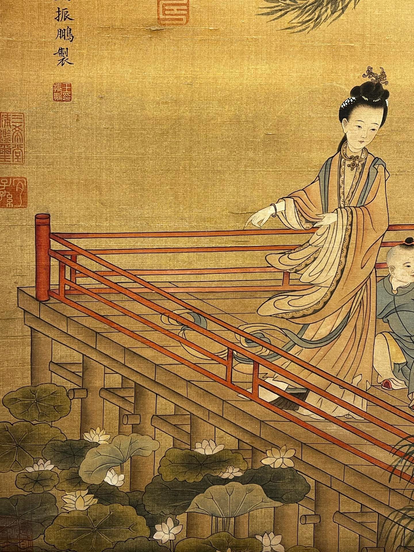 Chinese scroll painting Wang Zhenpeng
