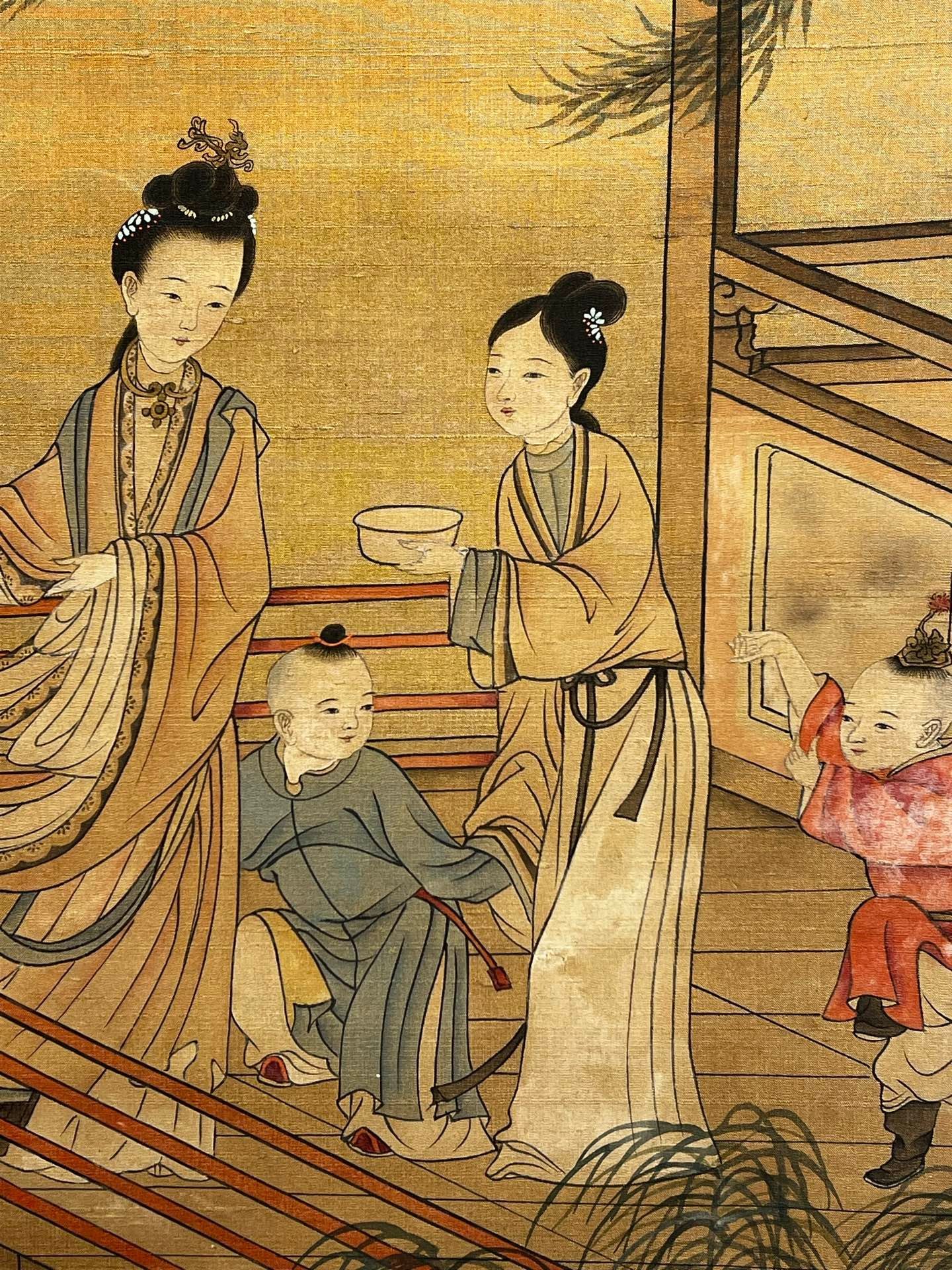 Chinese scroll painting Wang Zhenpeng
