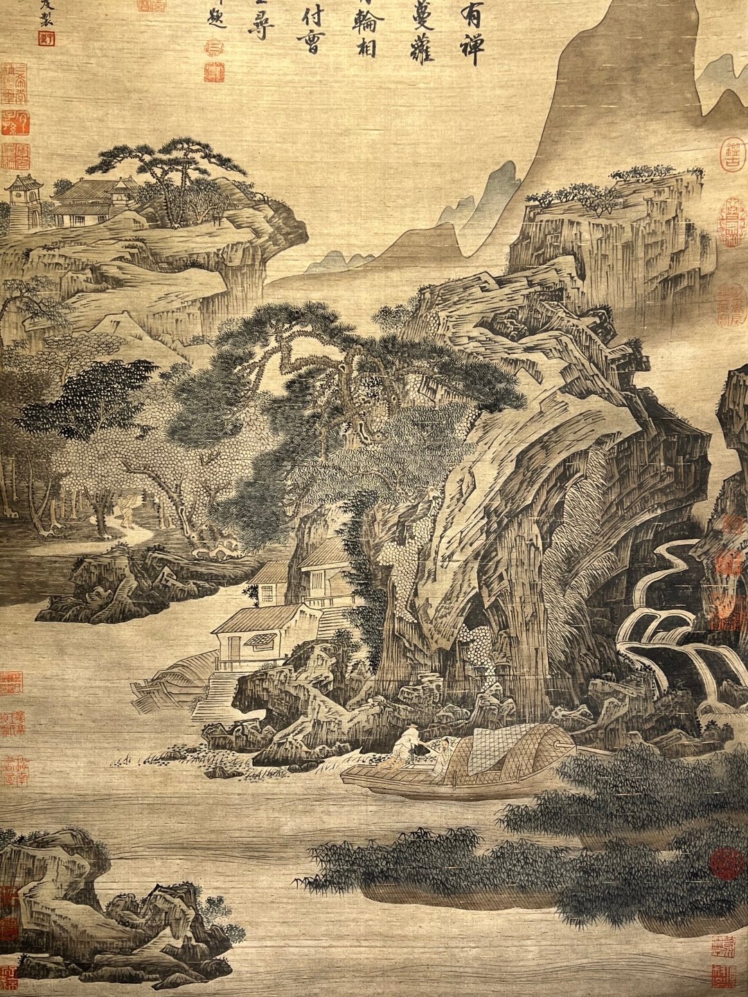 Chinese scroll painting Zhan Ziqian