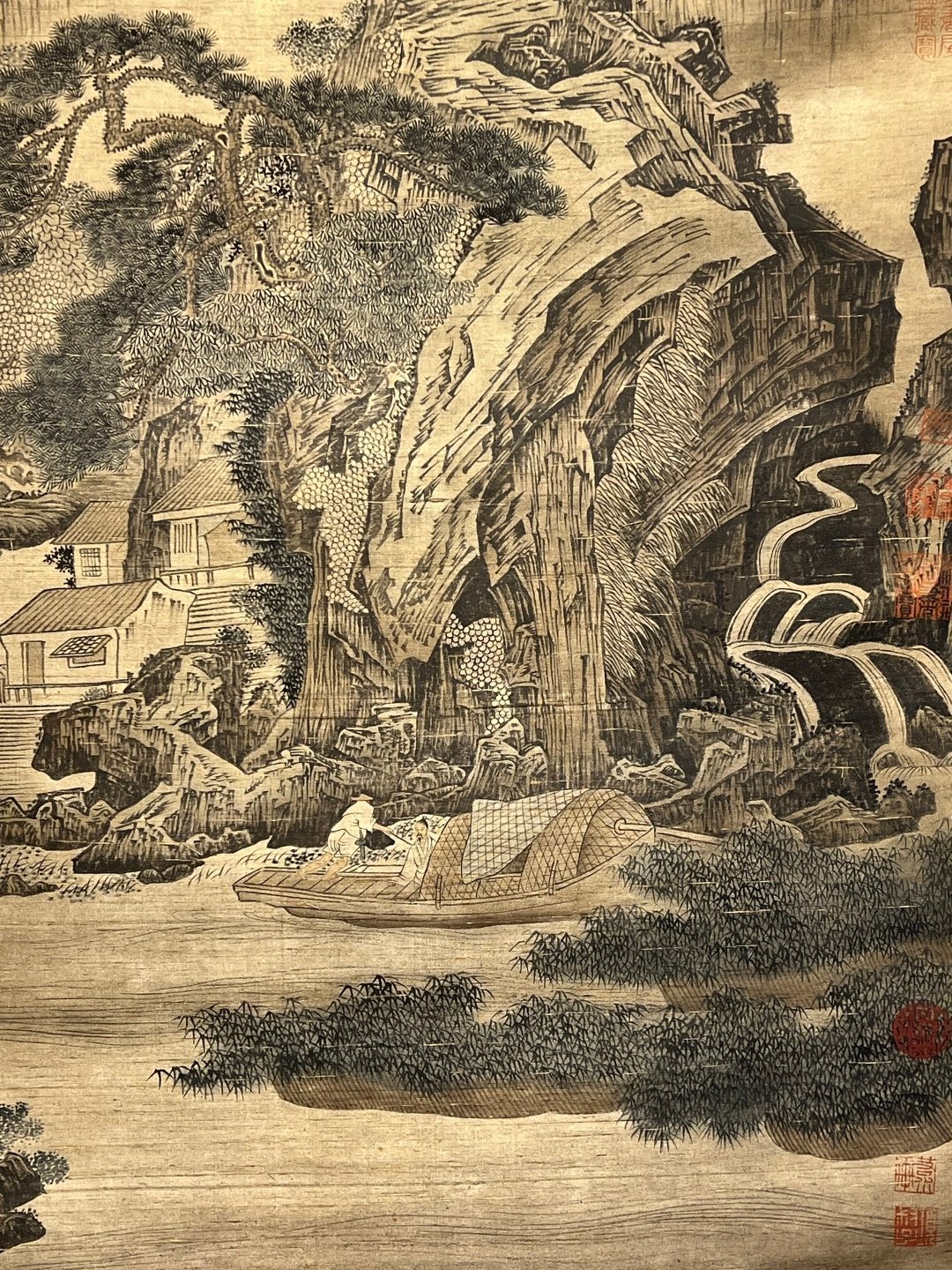 Chinese scroll painting Zhan Ziqian