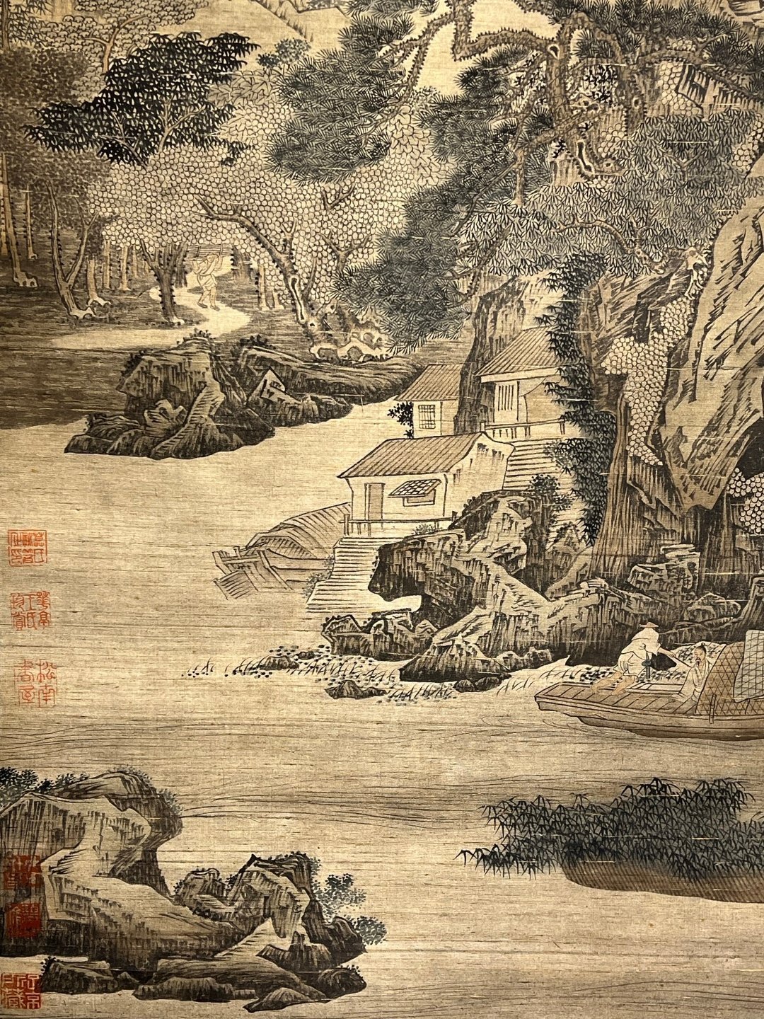 Chinese scroll painting Zhan Ziqian