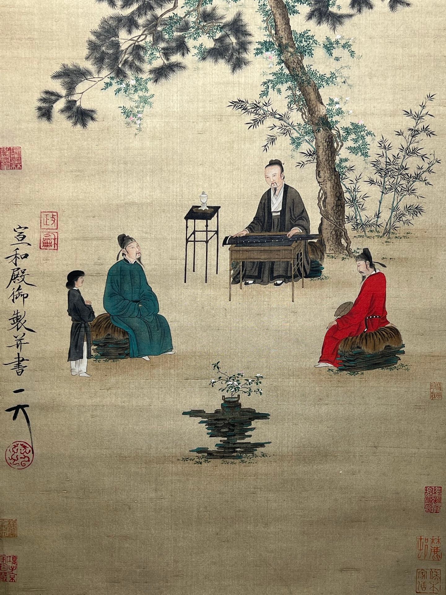 Chinese scroll painting Huizong