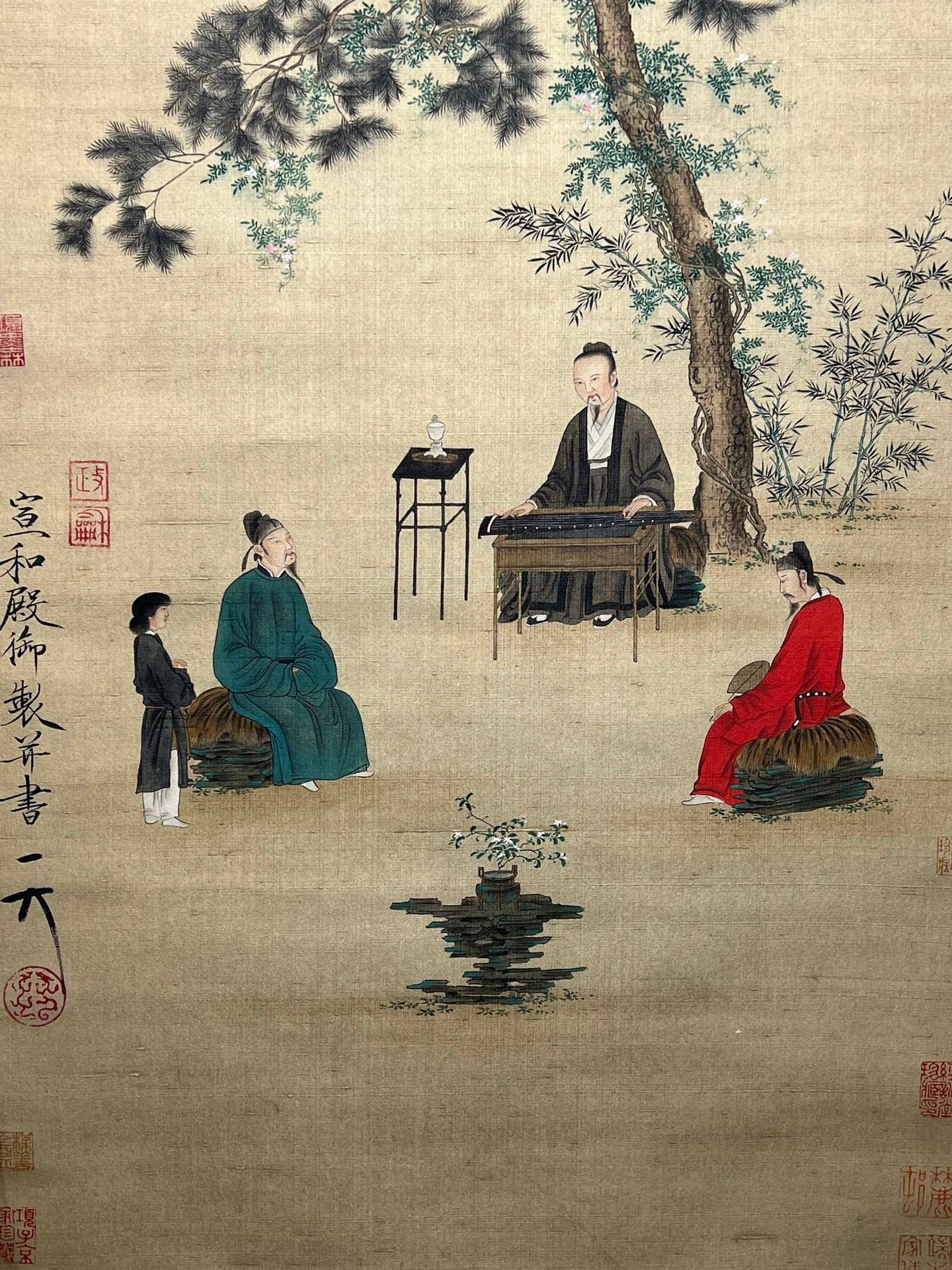 Chinese scroll painting Huizong