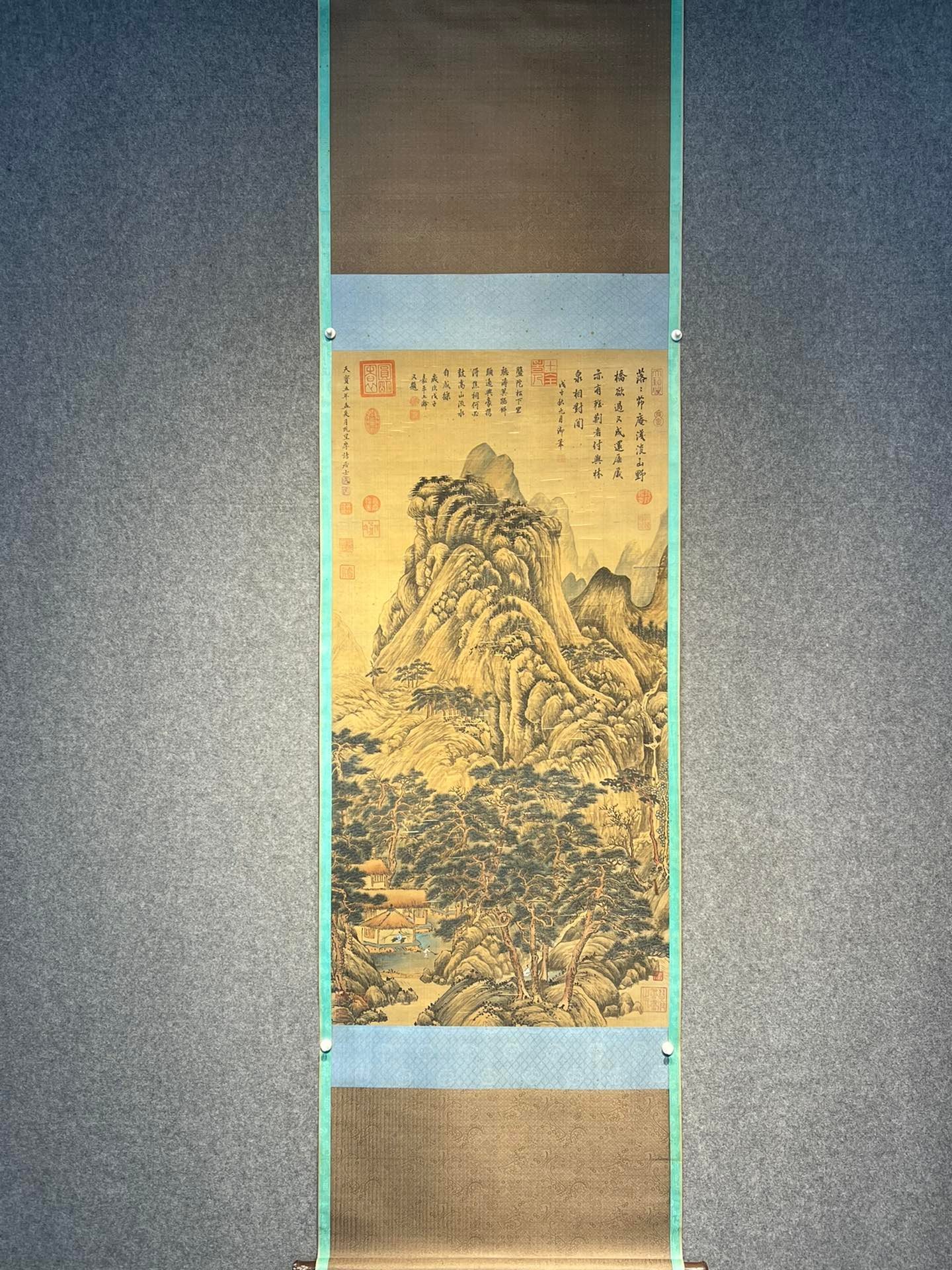 Chinese scroll painting Wang Wei