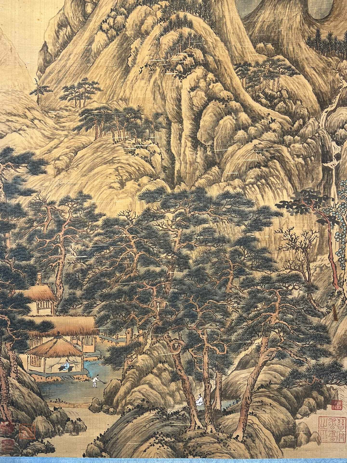 Chinese scroll painting Wang Wei
