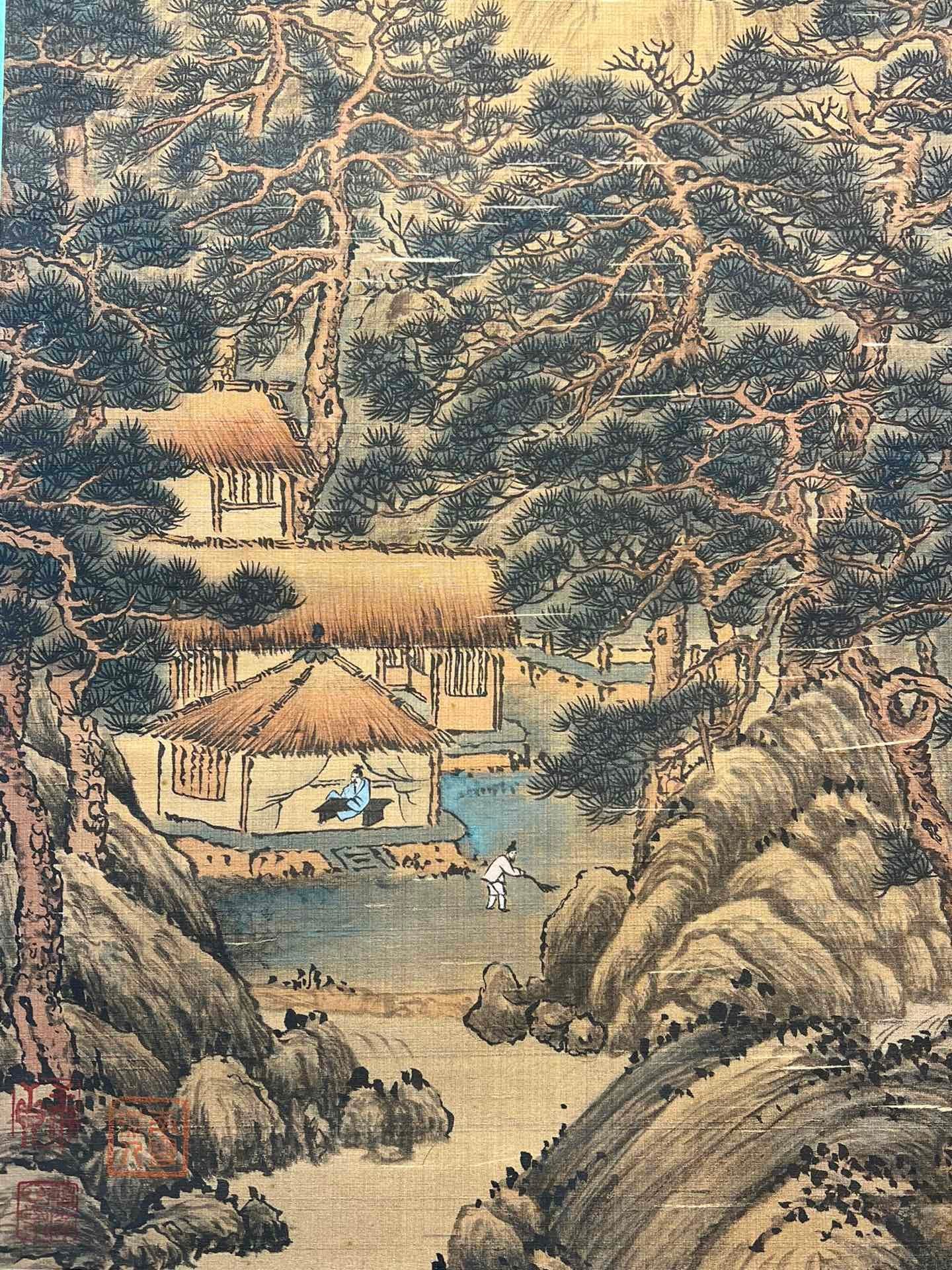 Chinese scroll painting Wang Wei