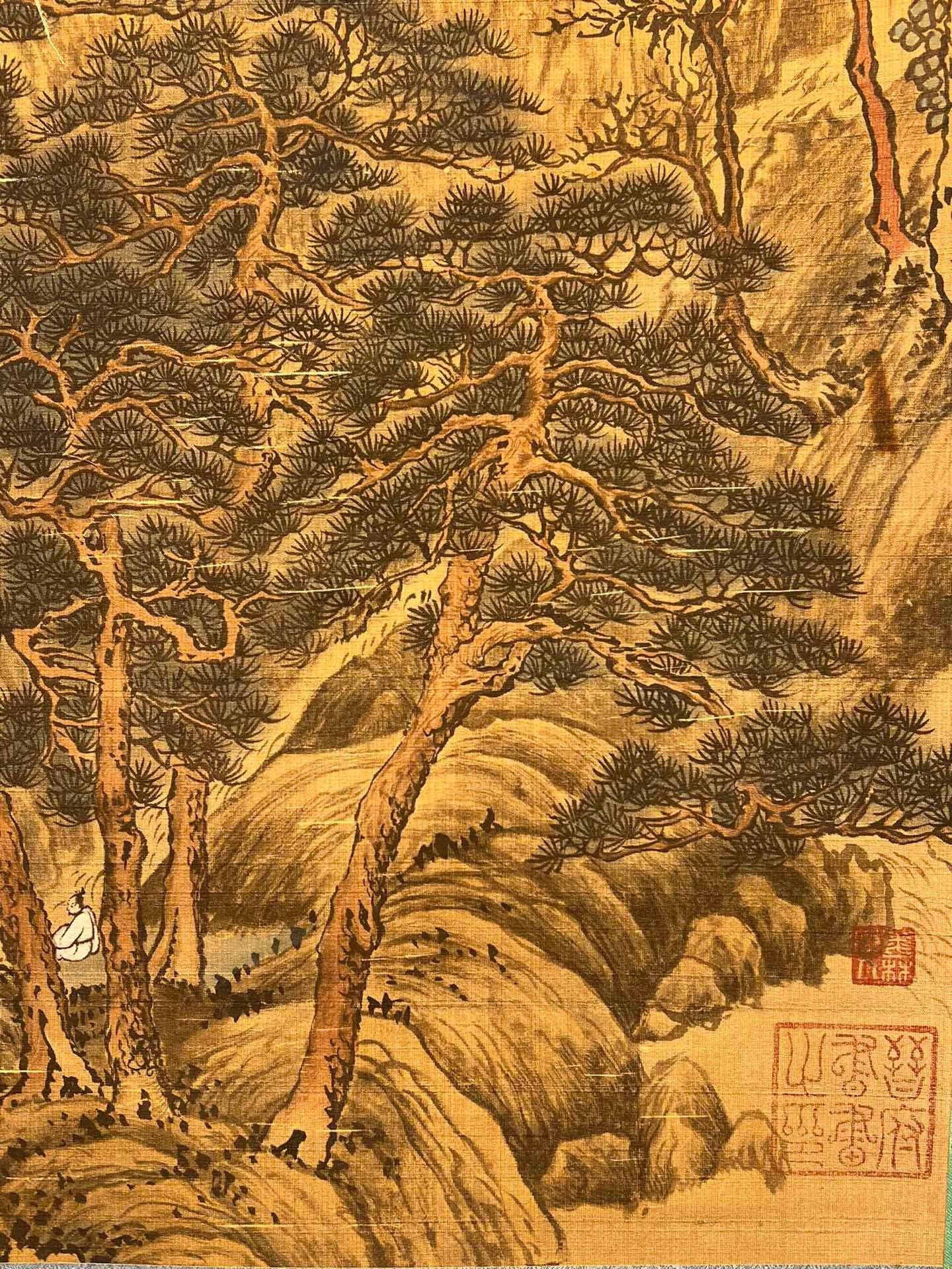 Chinese scroll painting Wang Wei