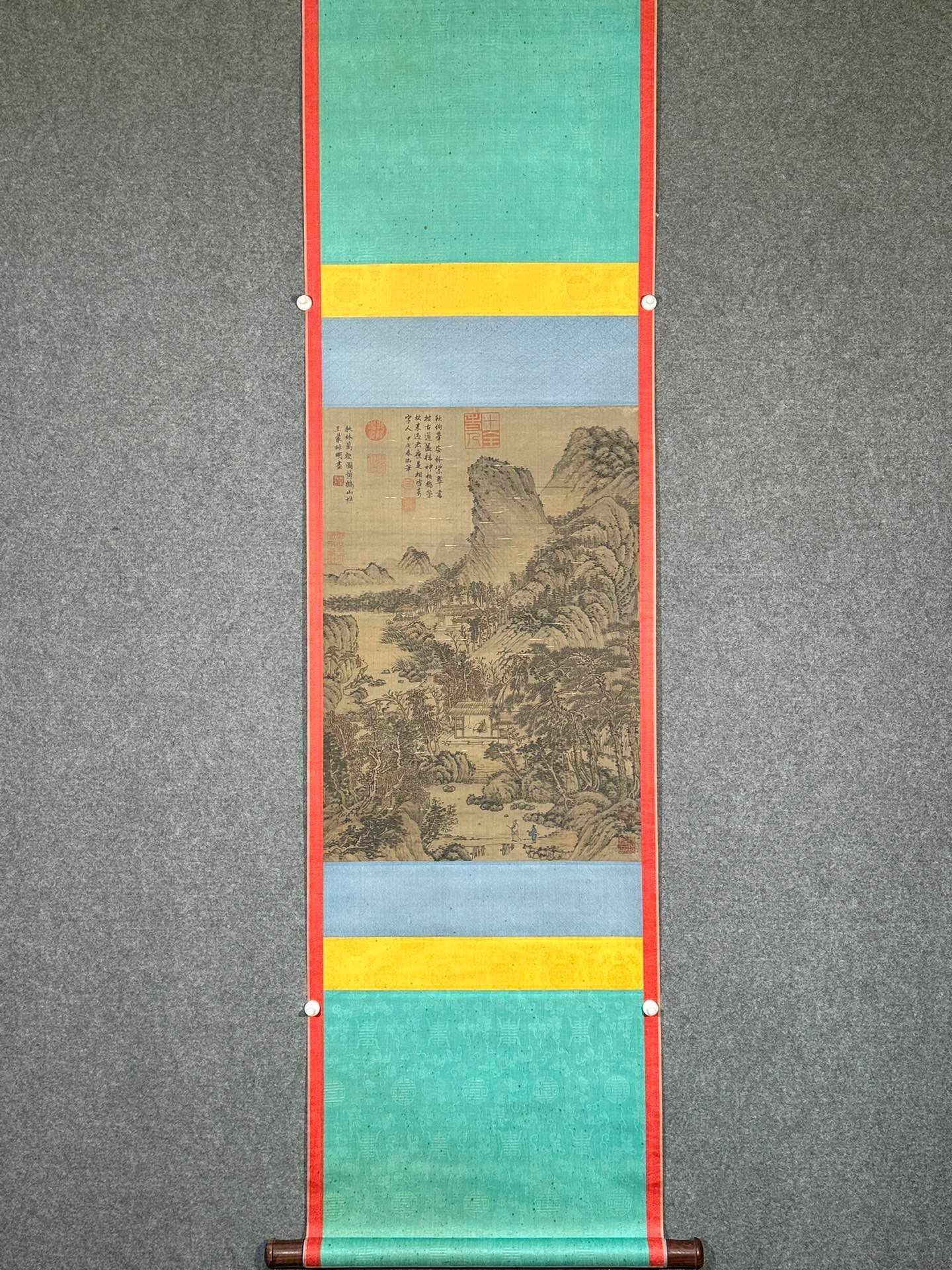 Chinese scroll painting Wang Meng