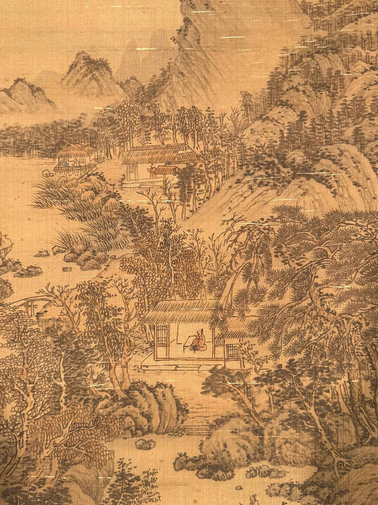 Chinese scroll painting Wang Meng