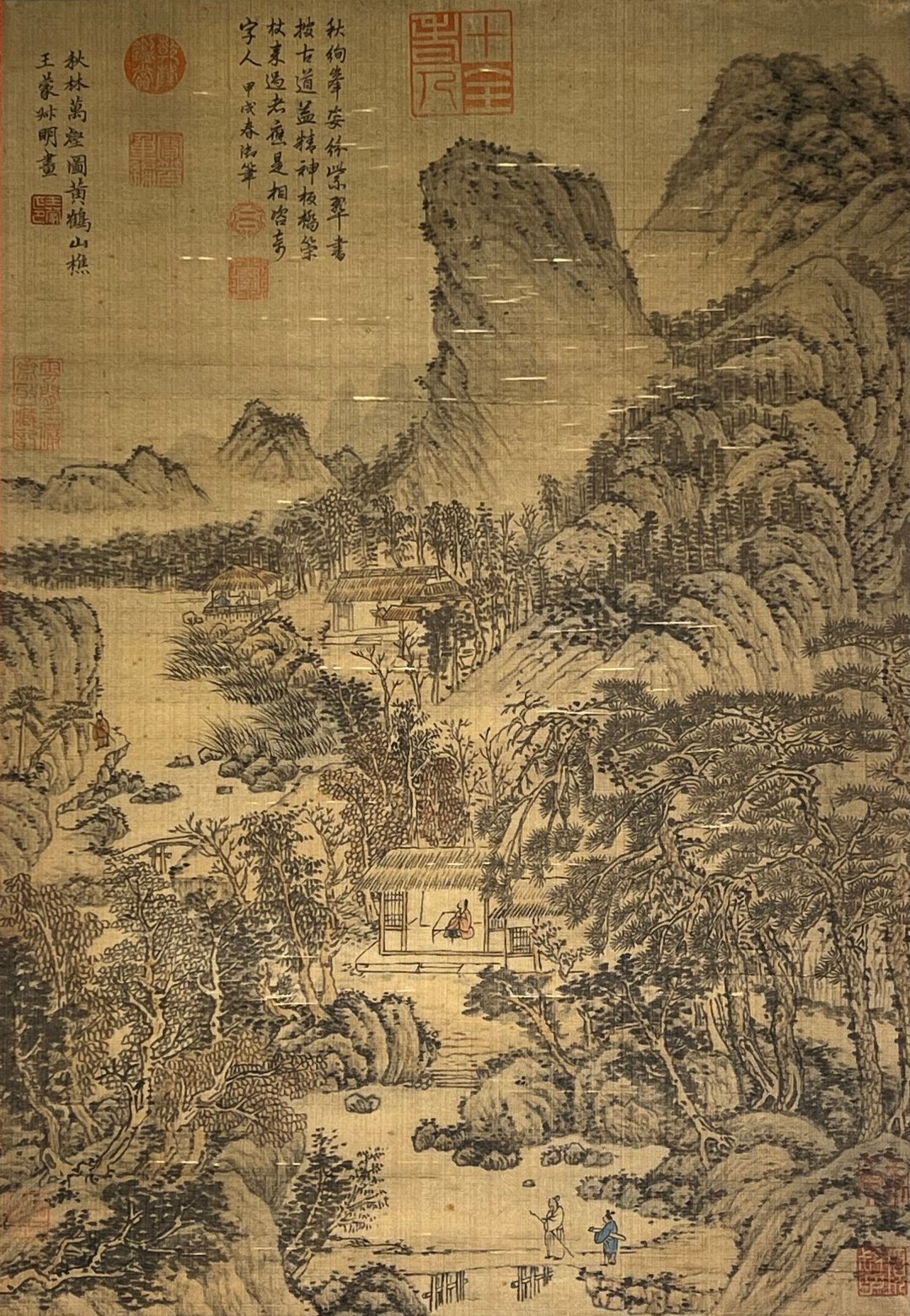 Chinese scroll painting Wang Meng