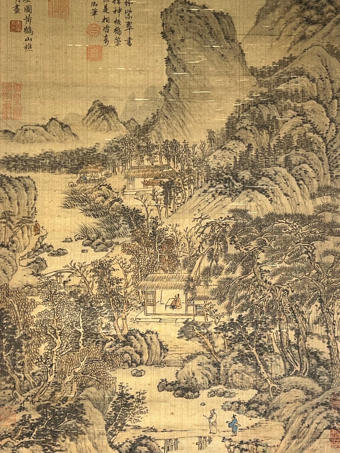 Chinese scroll painting Wang Meng