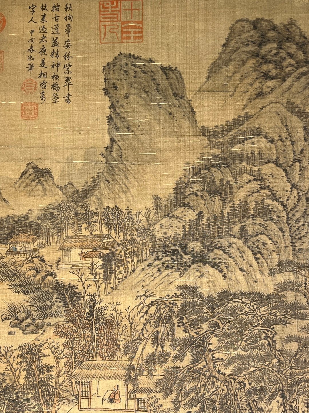Chinese scroll painting Wang Meng