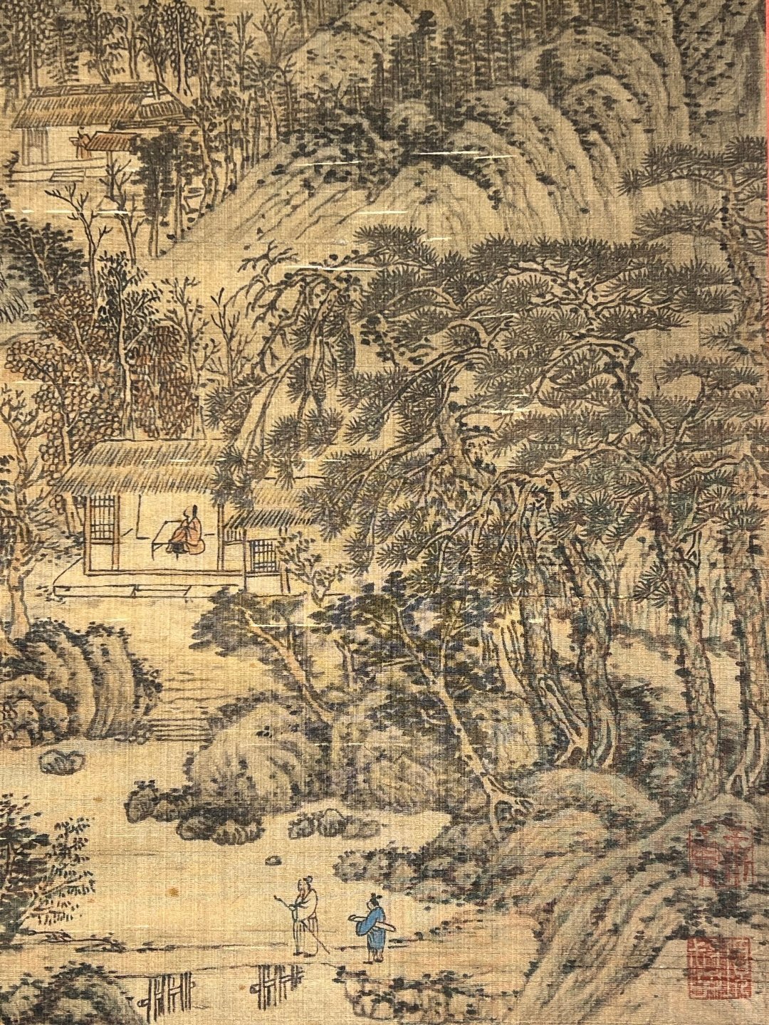 Chinese scroll painting Wang Meng