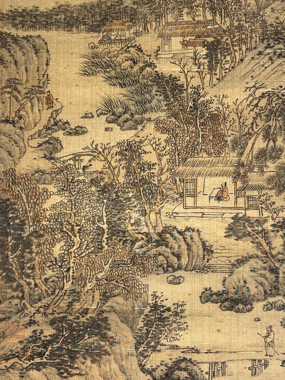 Chinese scroll painting Wang Meng