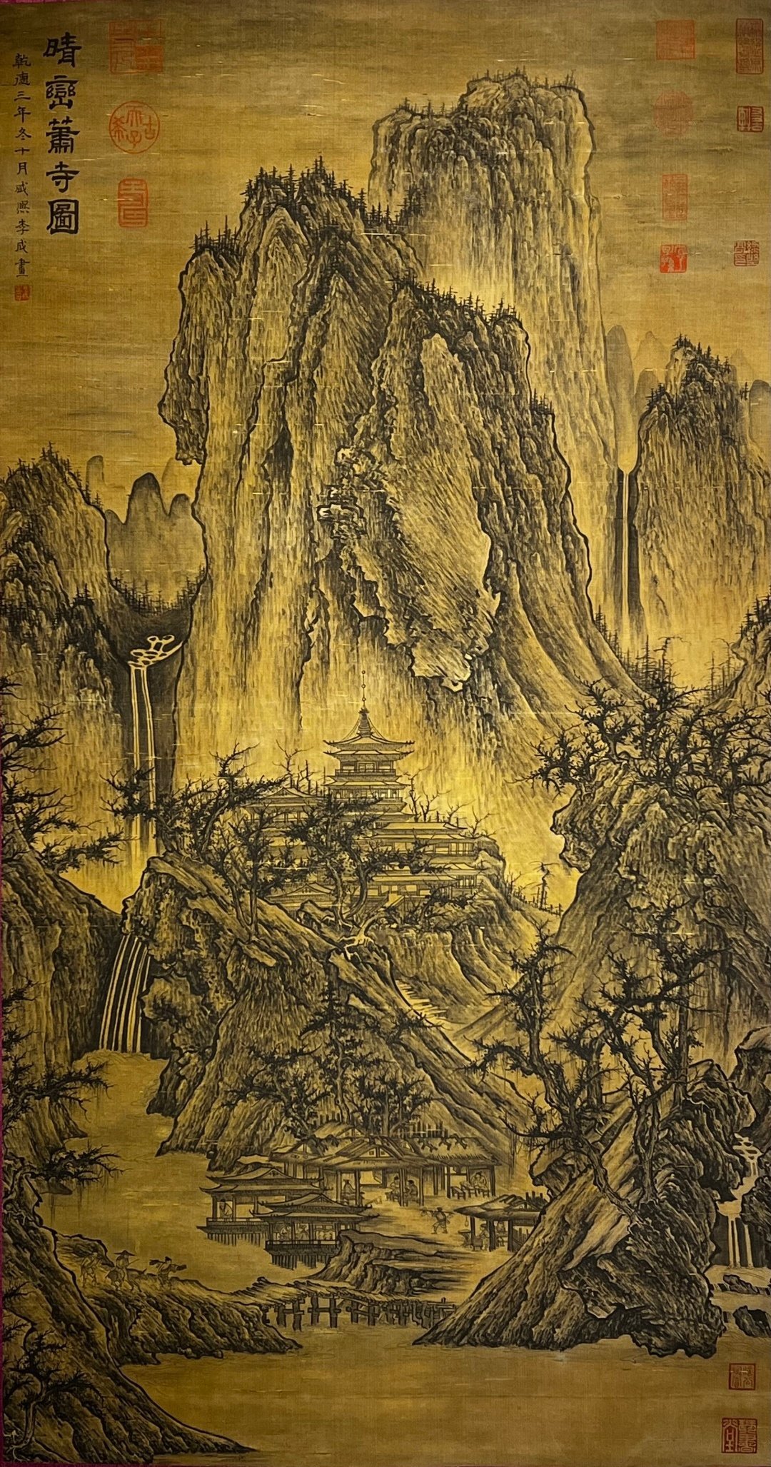 Chinese scroll painting Li Cheng
