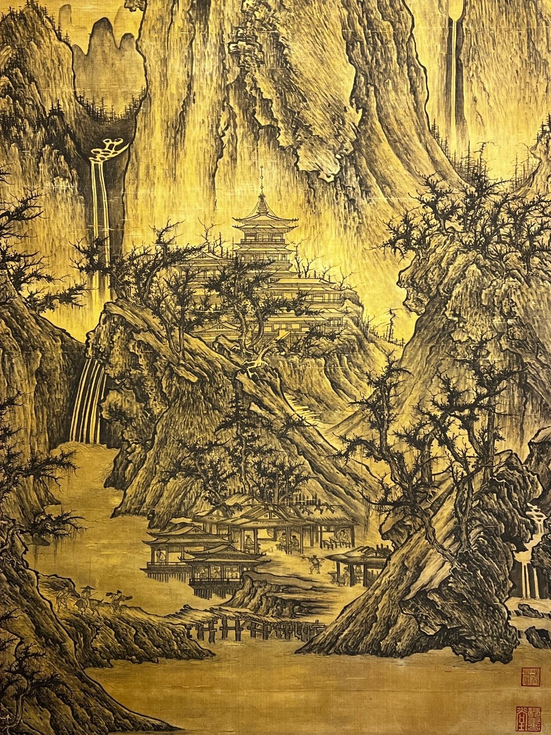 Chinese scroll painting Li Cheng
