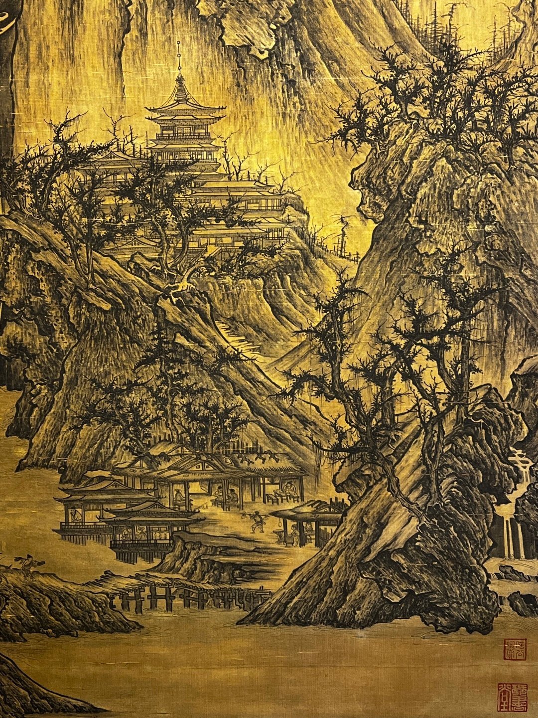 Chinese scroll painting Li Cheng