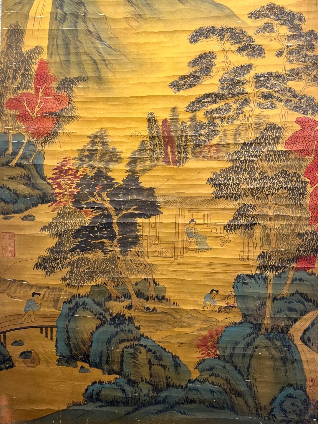 Chinese scroll painting Li Tang