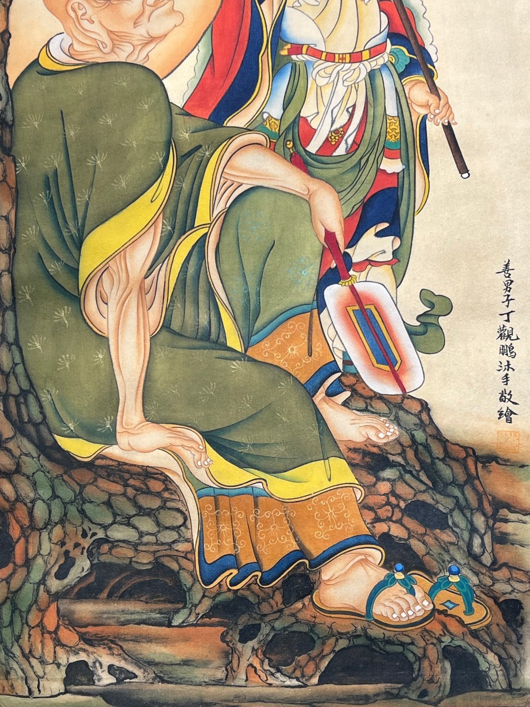 Chinese scroll painting Ding Guanpeng