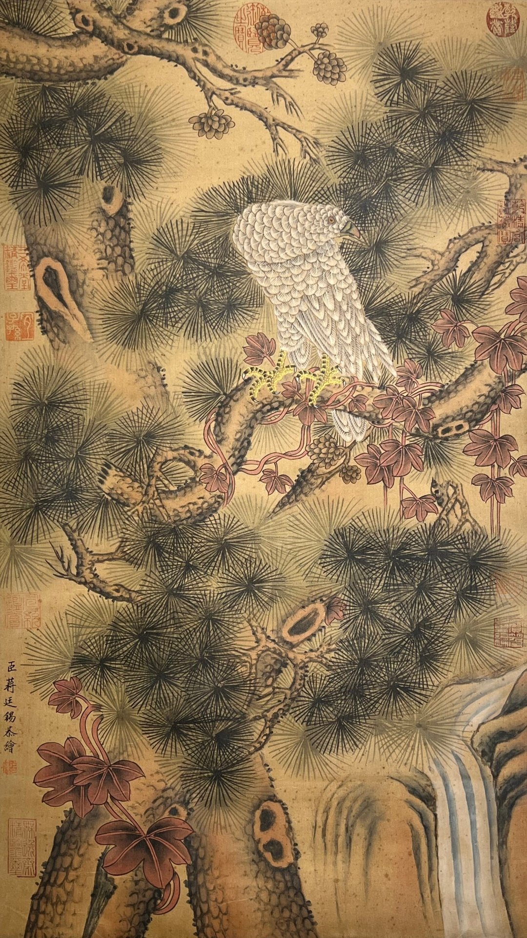 Chinese scroll painting Jiang Tingxis