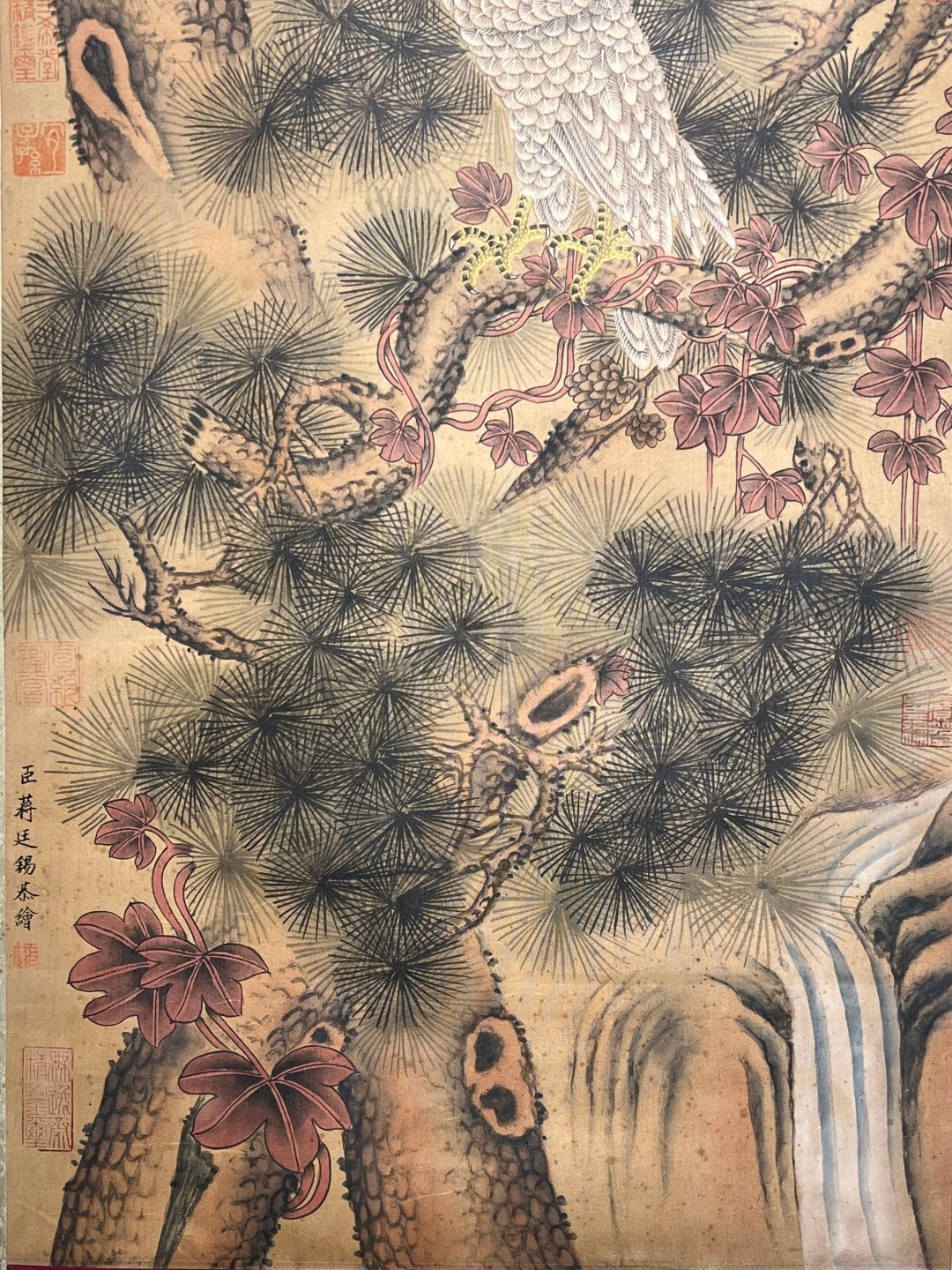 Chinese scroll painting Jiang Tingxis