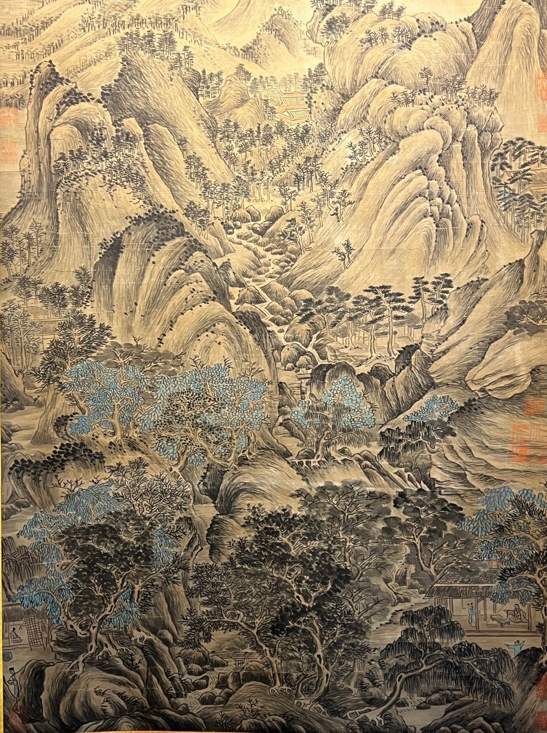 Chinese scroll painting Emperor Yongle