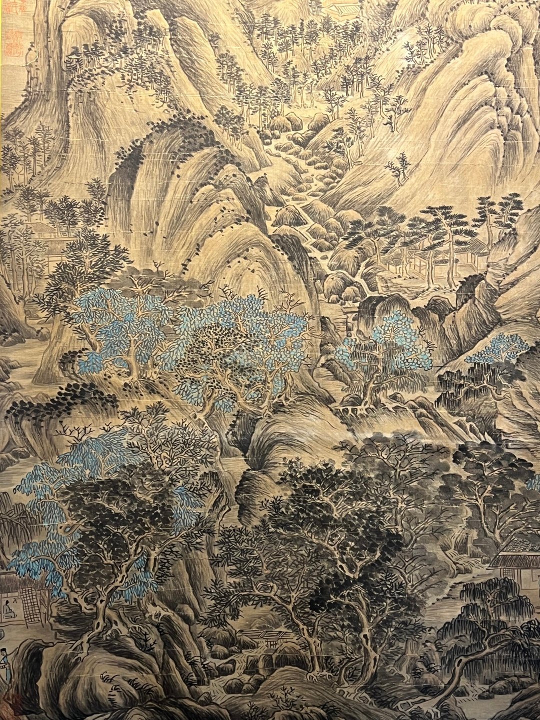 Chinese scroll painting Emperor Yongle