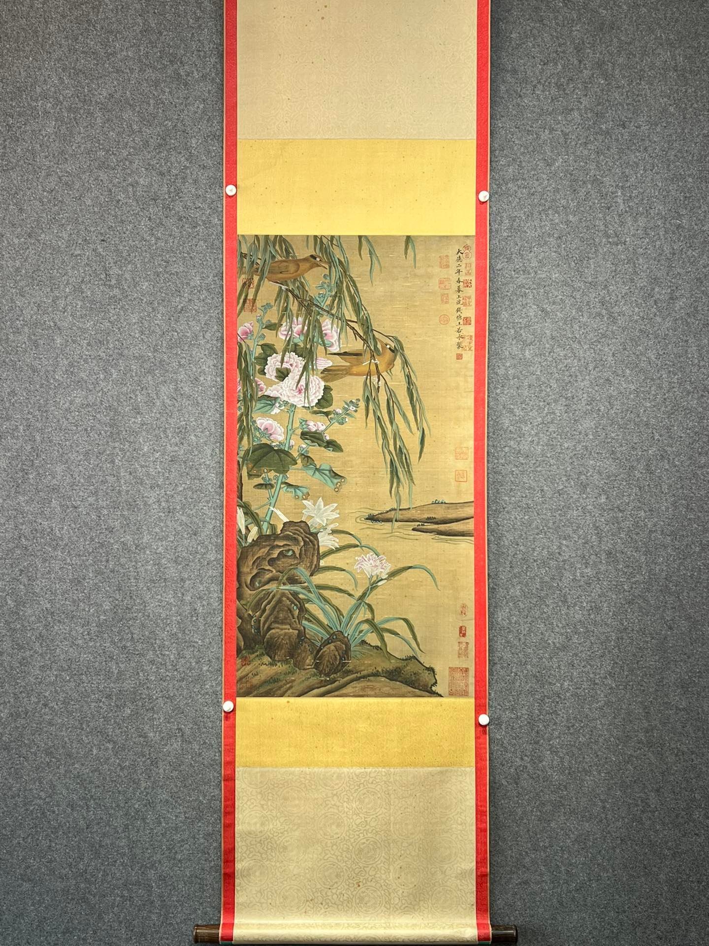 Chinese scroll painting Wang Ruoshui