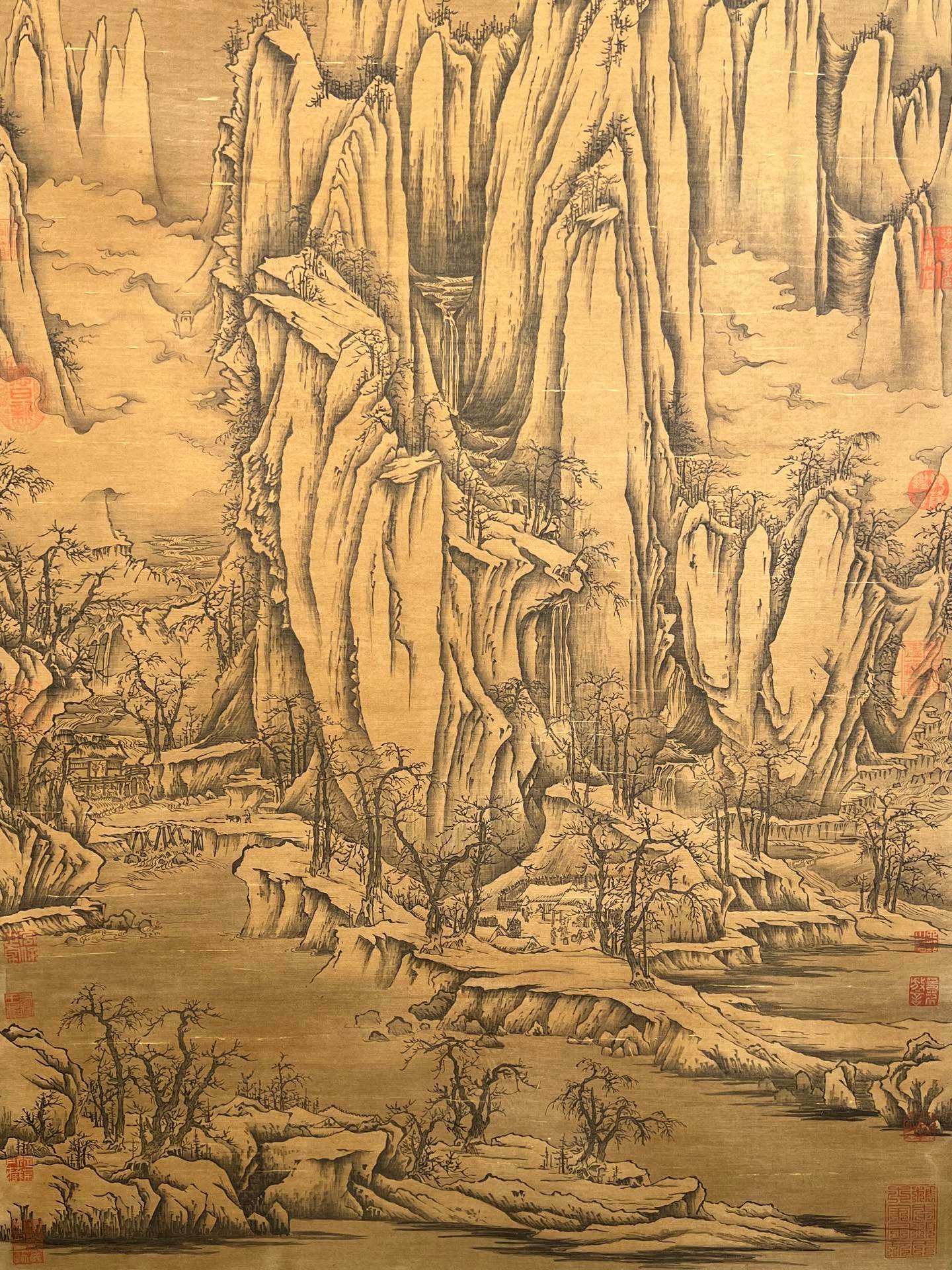 Chinese scroll painting Guo Xi