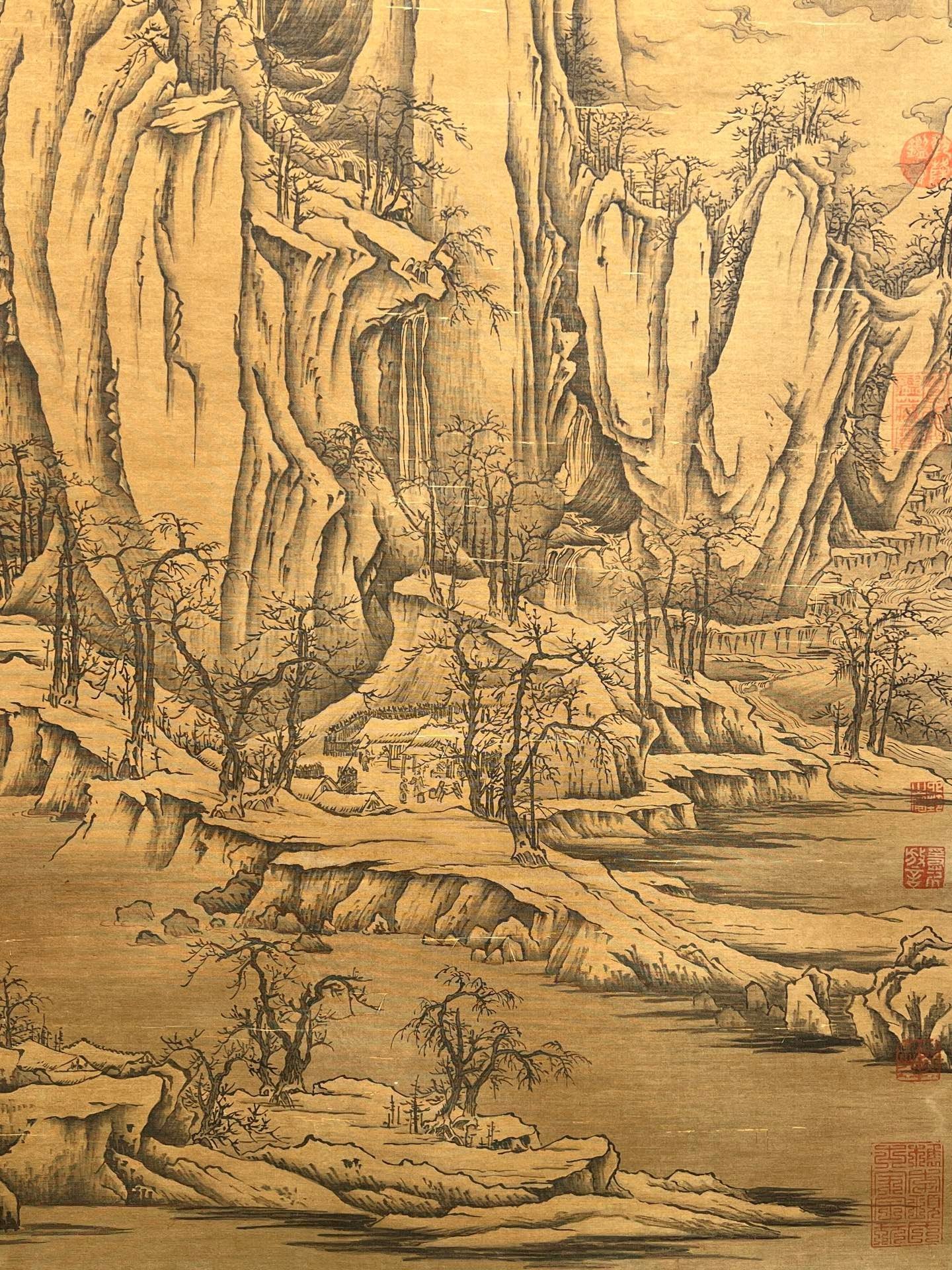 Chinese scroll painting Guo Xi