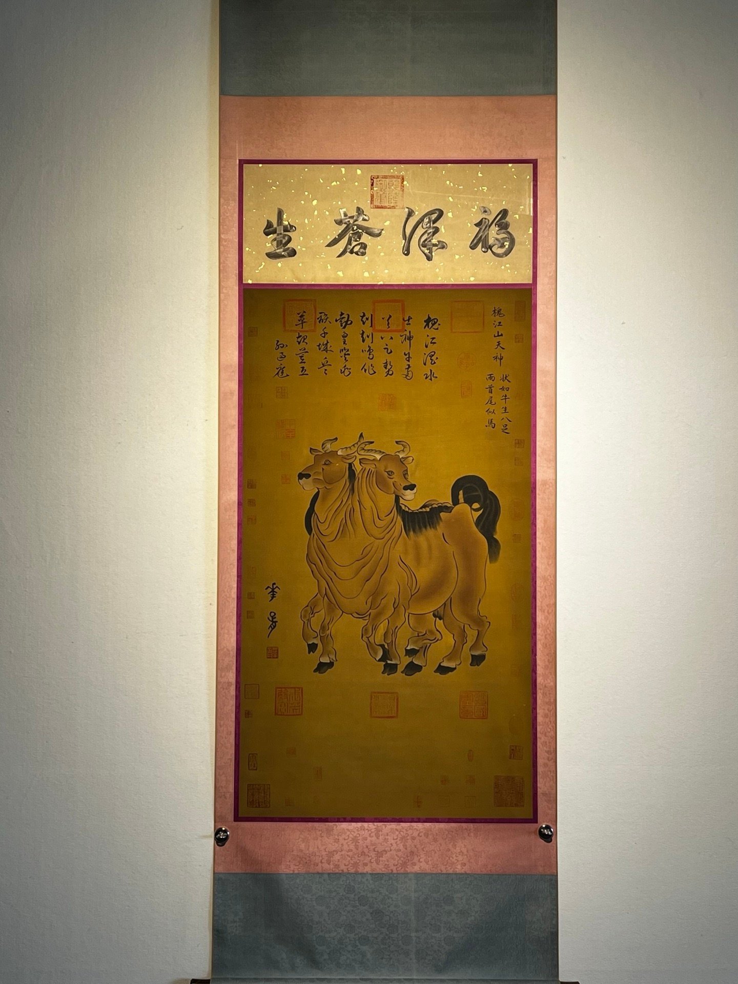 Chinese scroll painting Huaxu