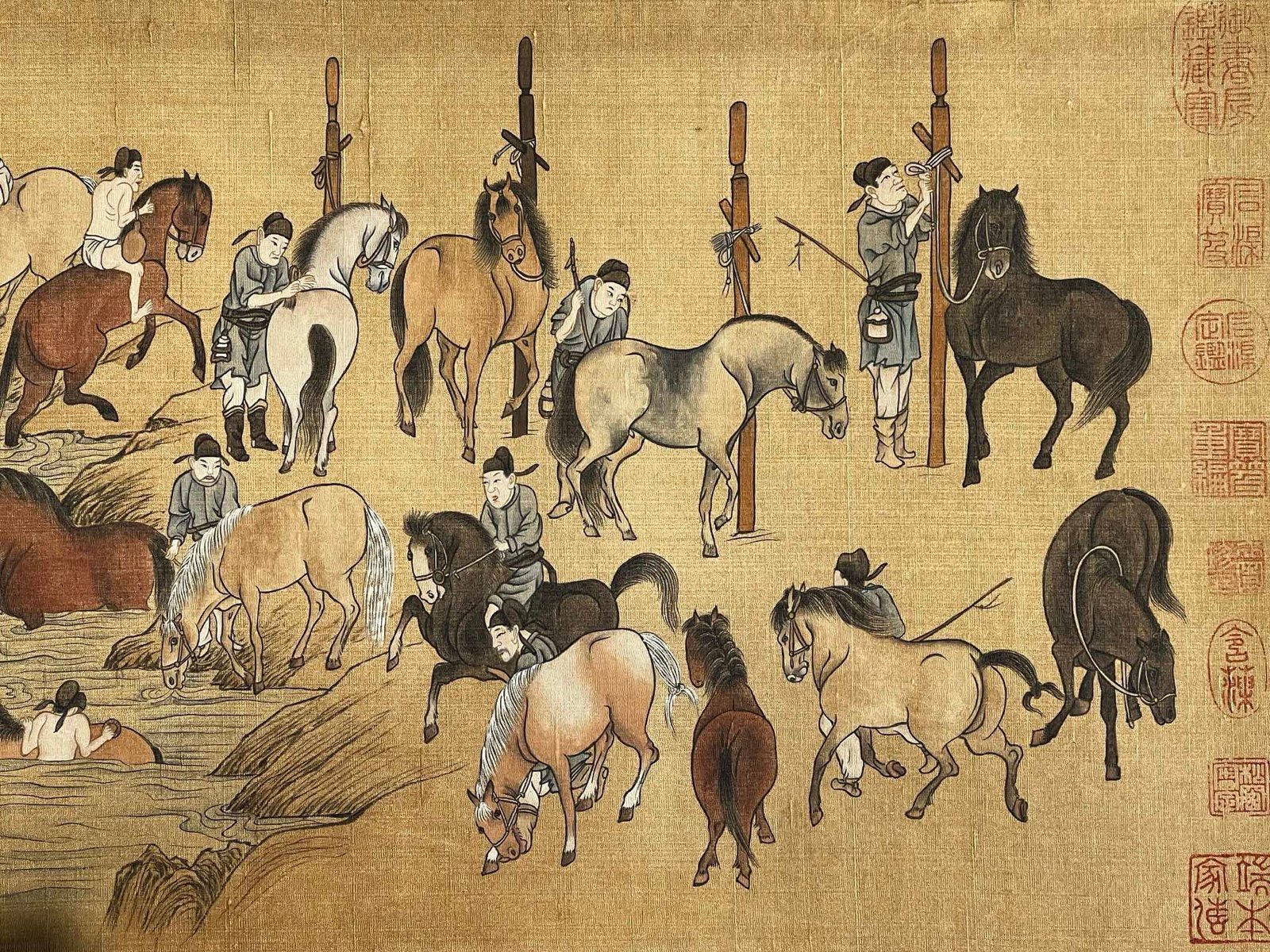 Chinese scroll painting Zhao Mengfu