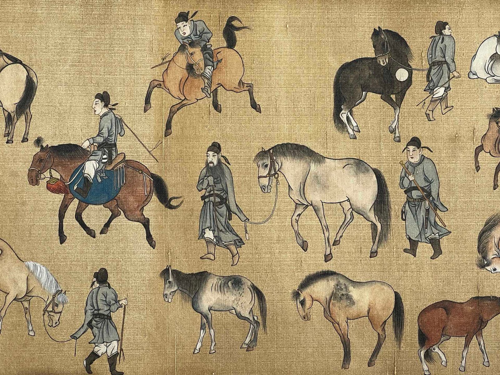 Chinese scroll painting Zhao Mengfu