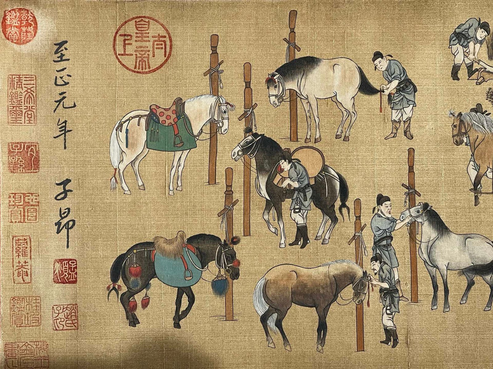 Chinese scroll painting Zhao Mengfu