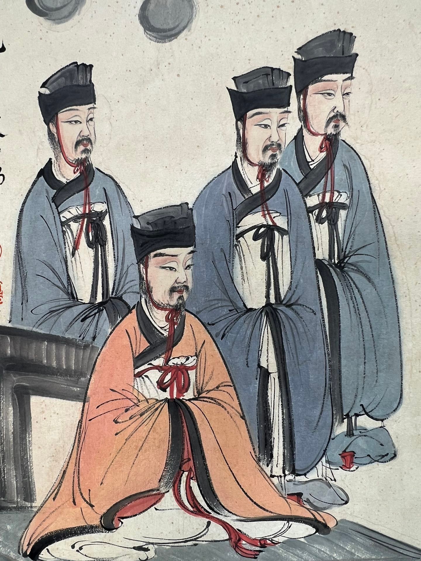 Chinese scroll painting Fu Baoshi