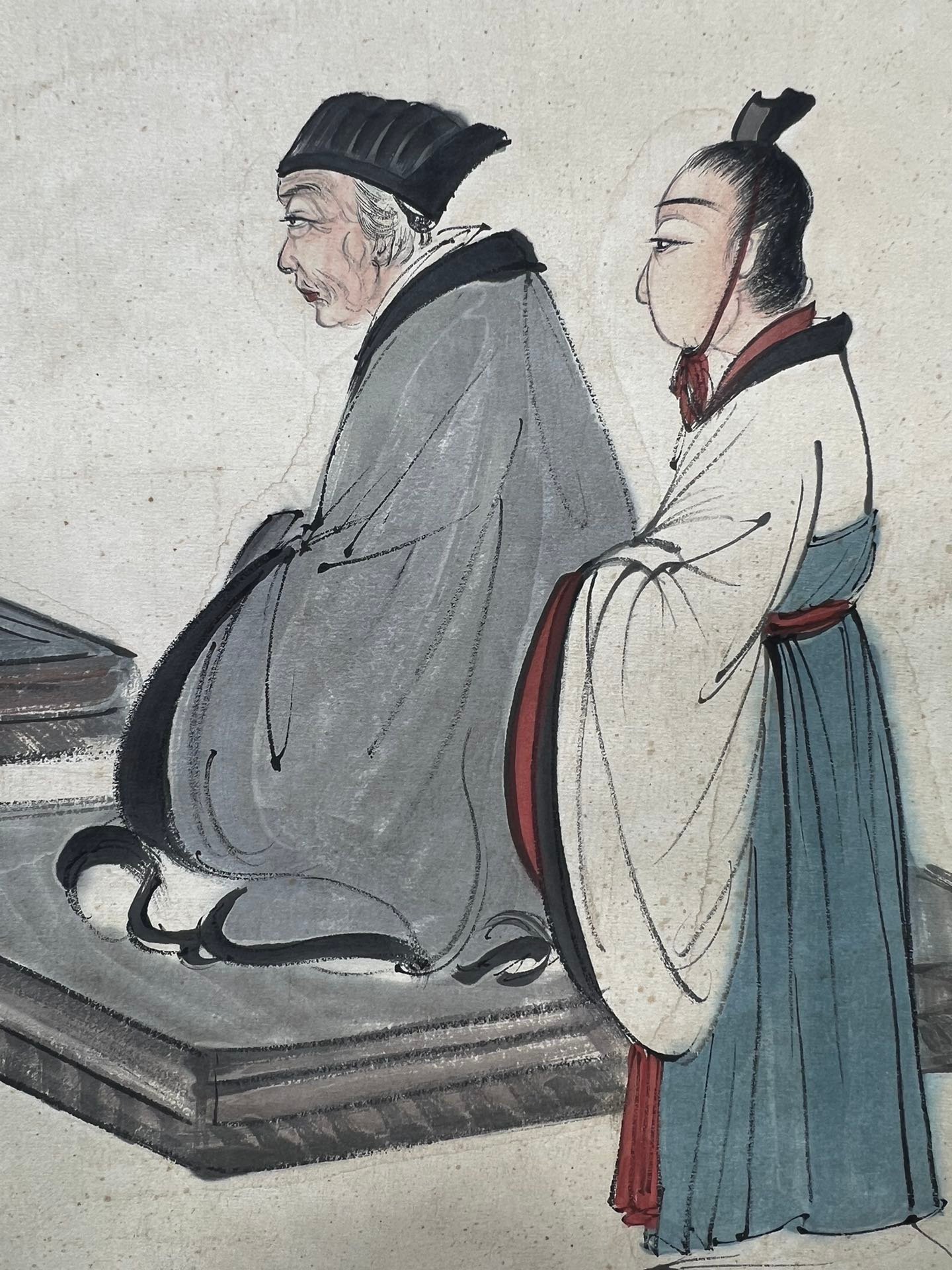Chinese scroll painting Fu Baoshi