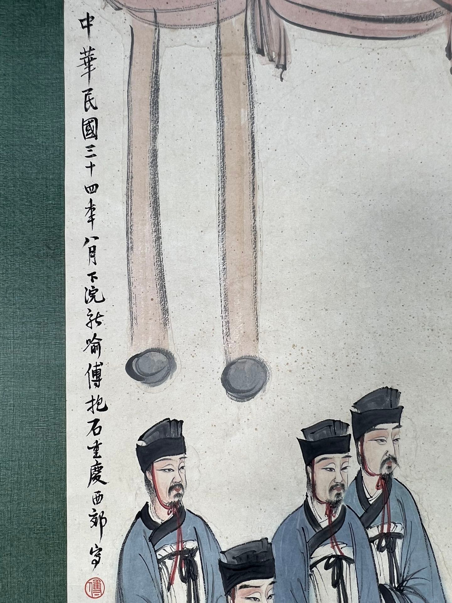 Chinese scroll painting Fu Baoshi