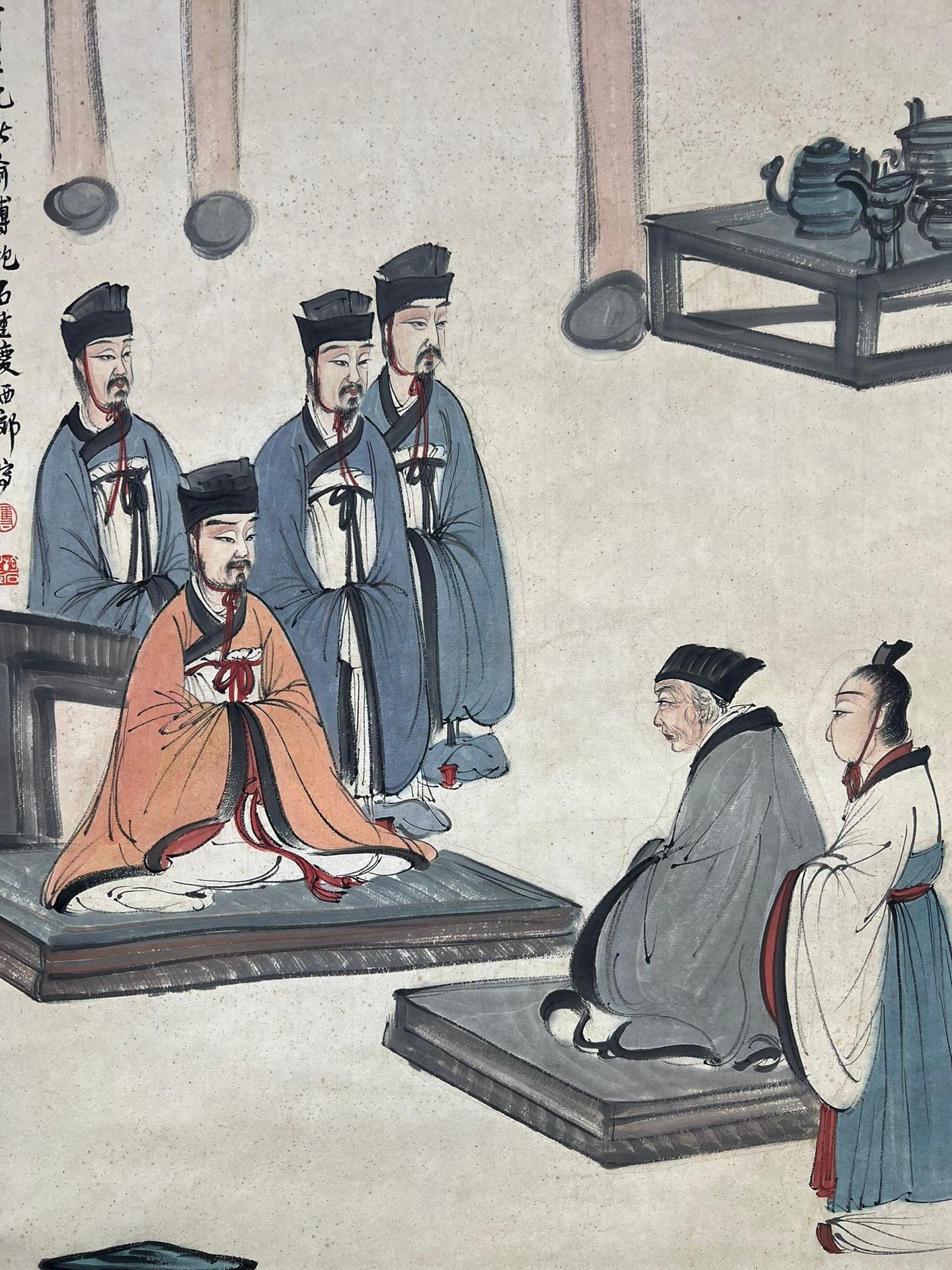 Chinese scroll painting Fu Baoshi