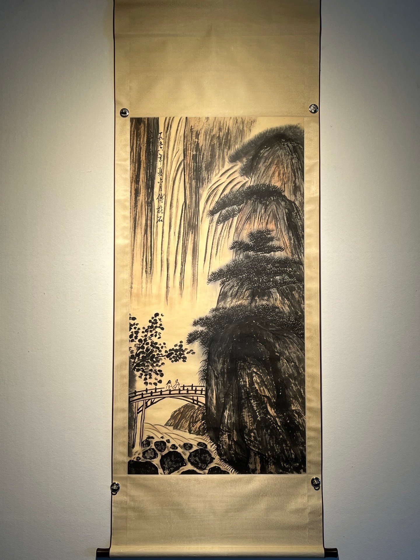 Chinese scroll painting Fu Baoshi