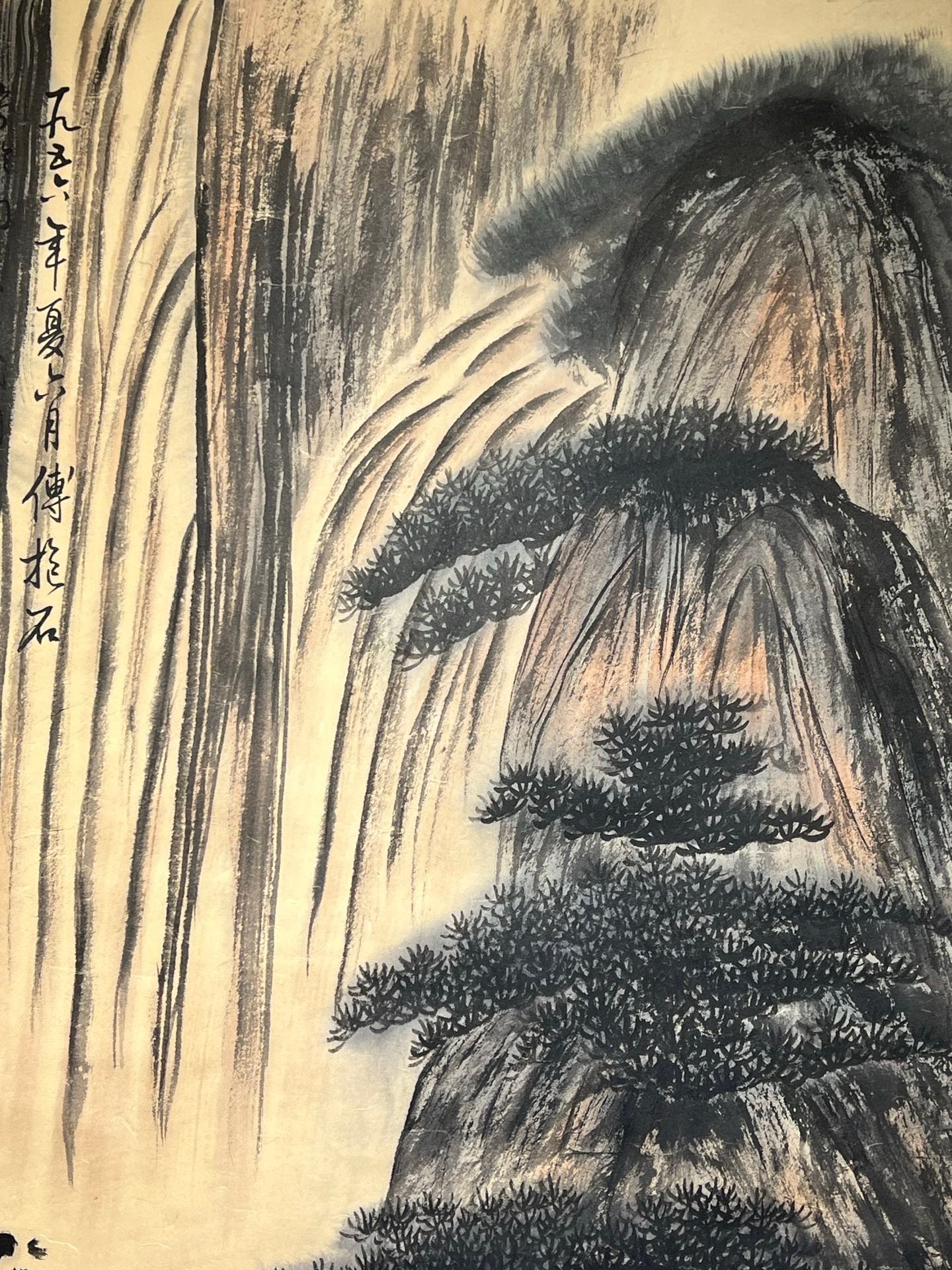 Chinese scroll painting Fu Baoshi