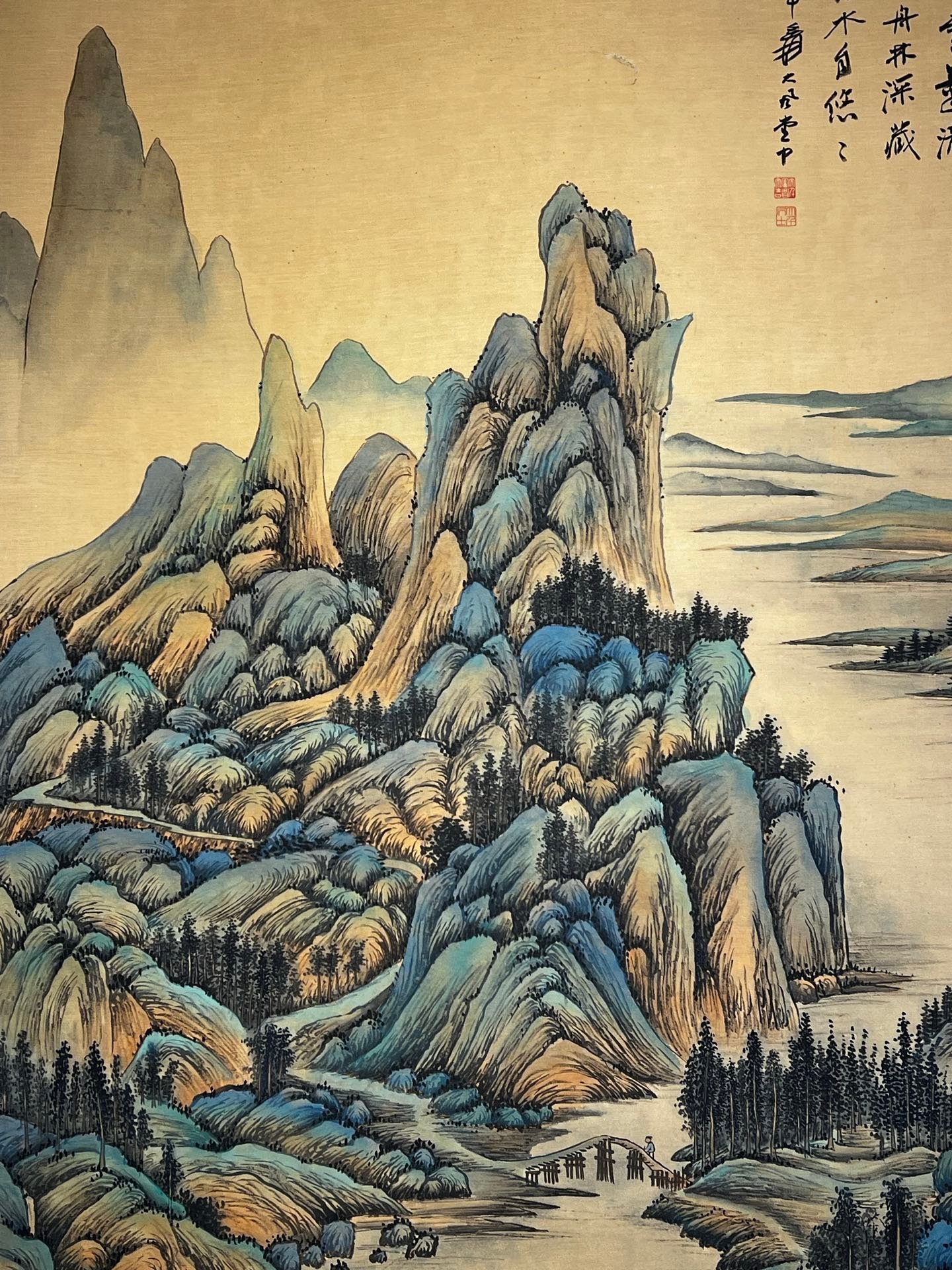 Chinese scroll painting Zhang Daqian