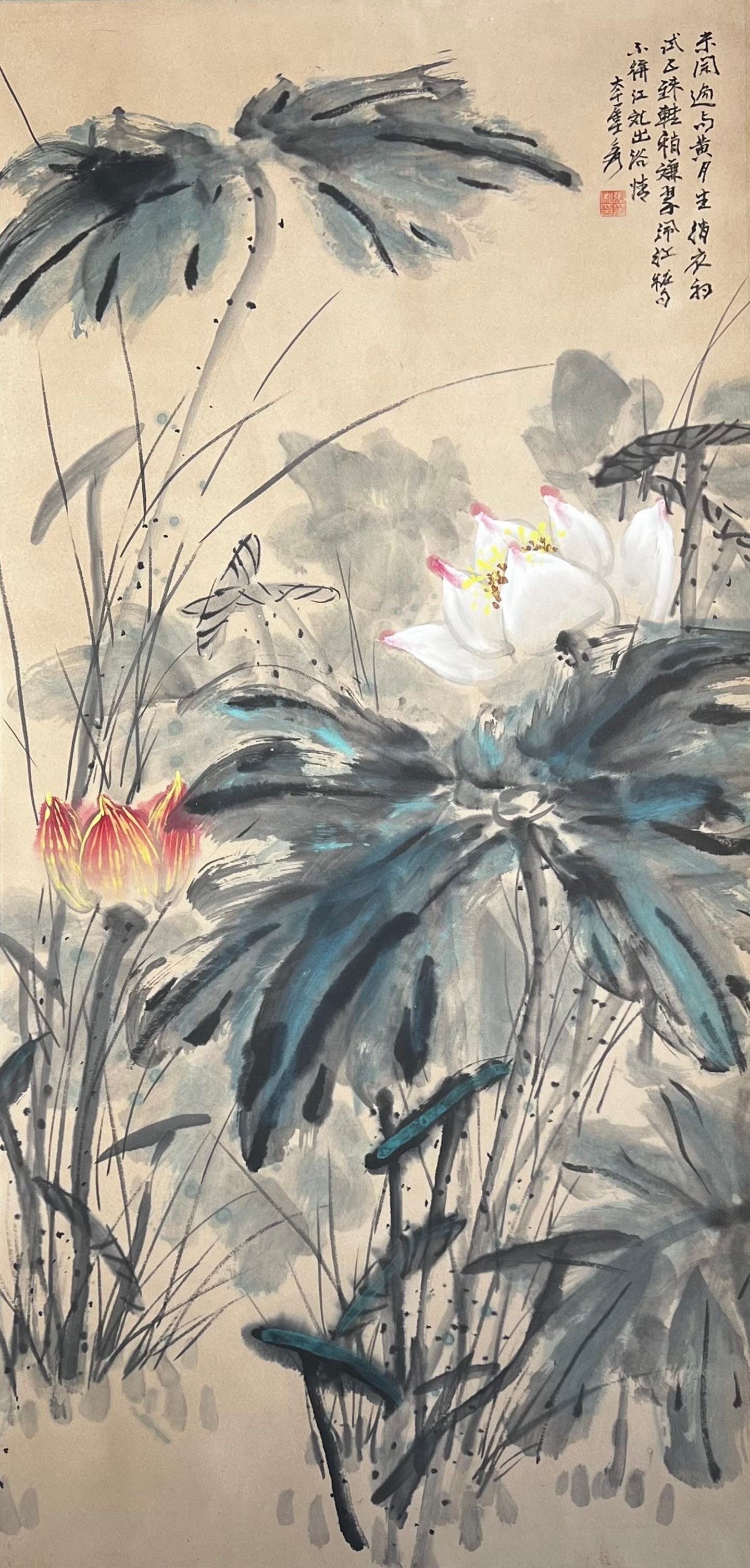 Chinese scroll painting Zhang Daqian
