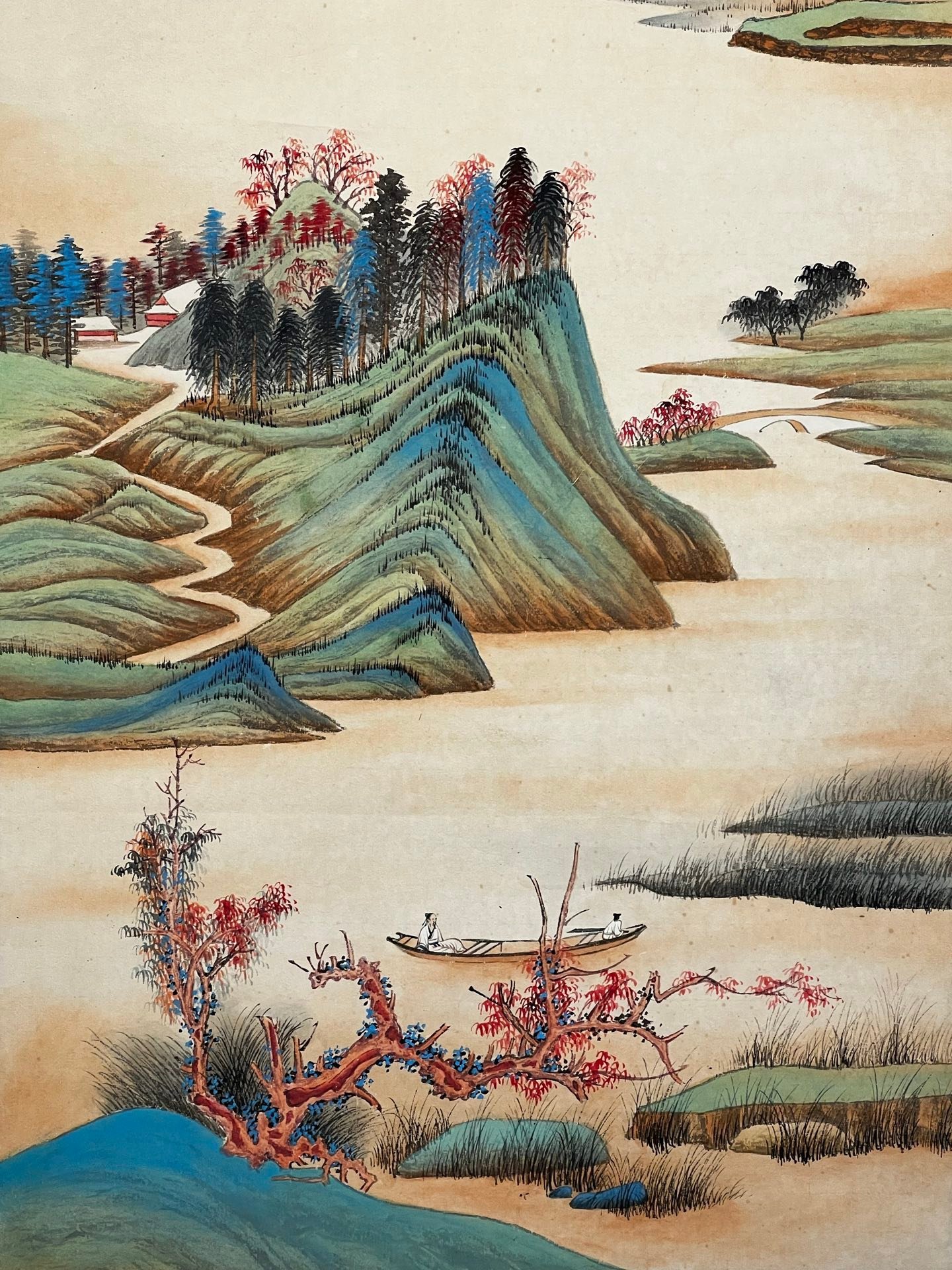 Chinese scroll painting Zhang Daqian