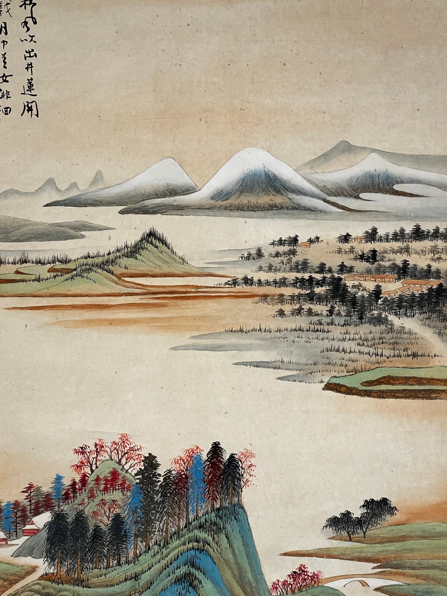 Chinese scroll painting Zhang Daqian