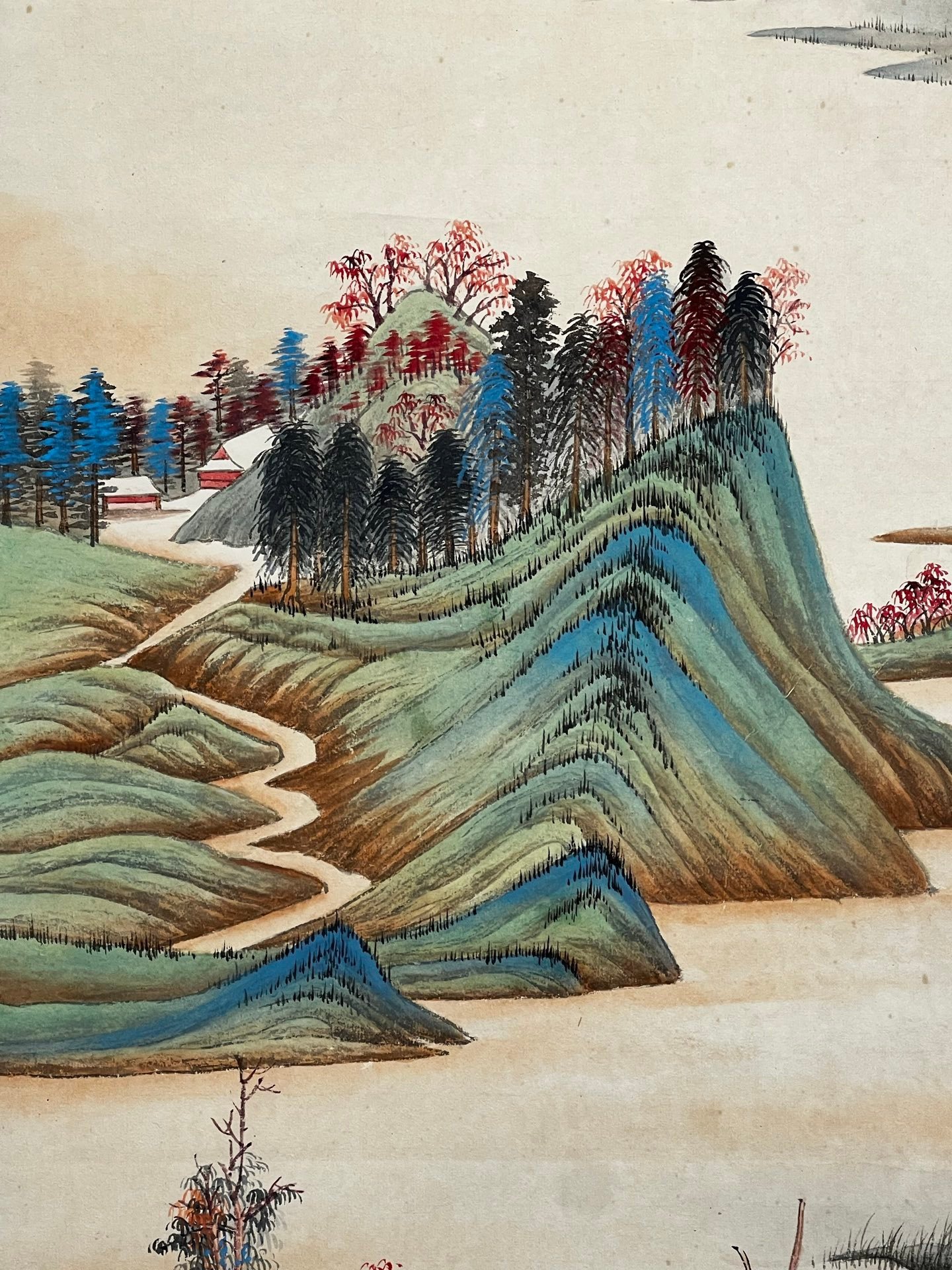 Chinese scroll painting Zhang Daqian